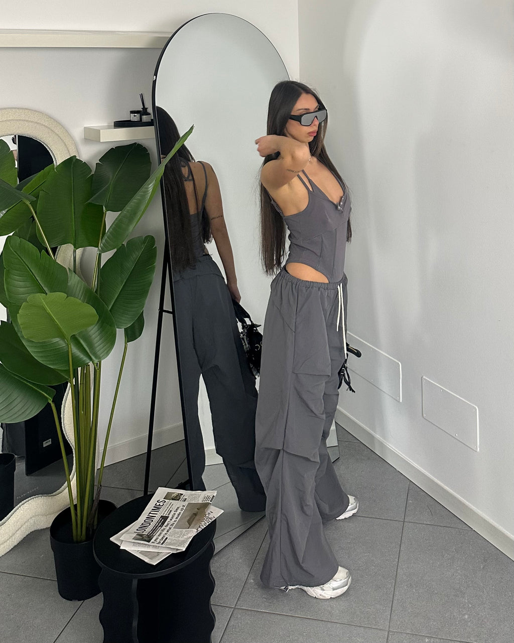 Co/ord Set Street Grey