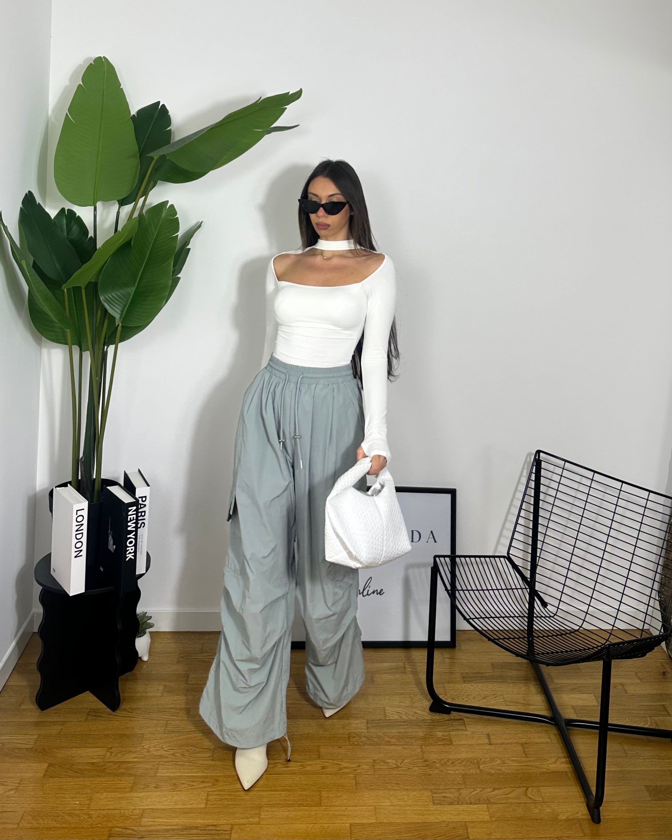 Body Eveline Bianco/Marrone/Nero/Rosa/Celeste