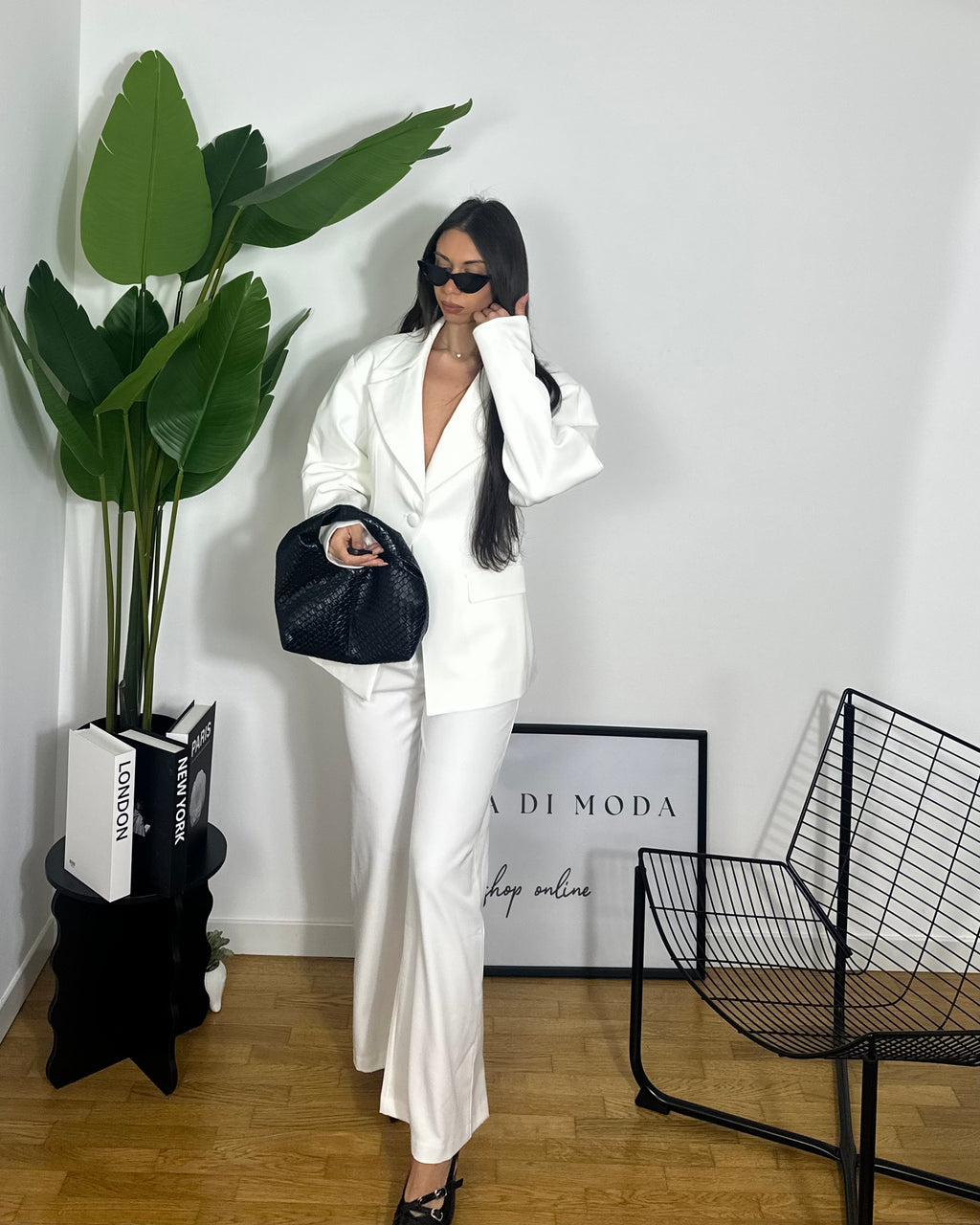 Blazer Ambra White