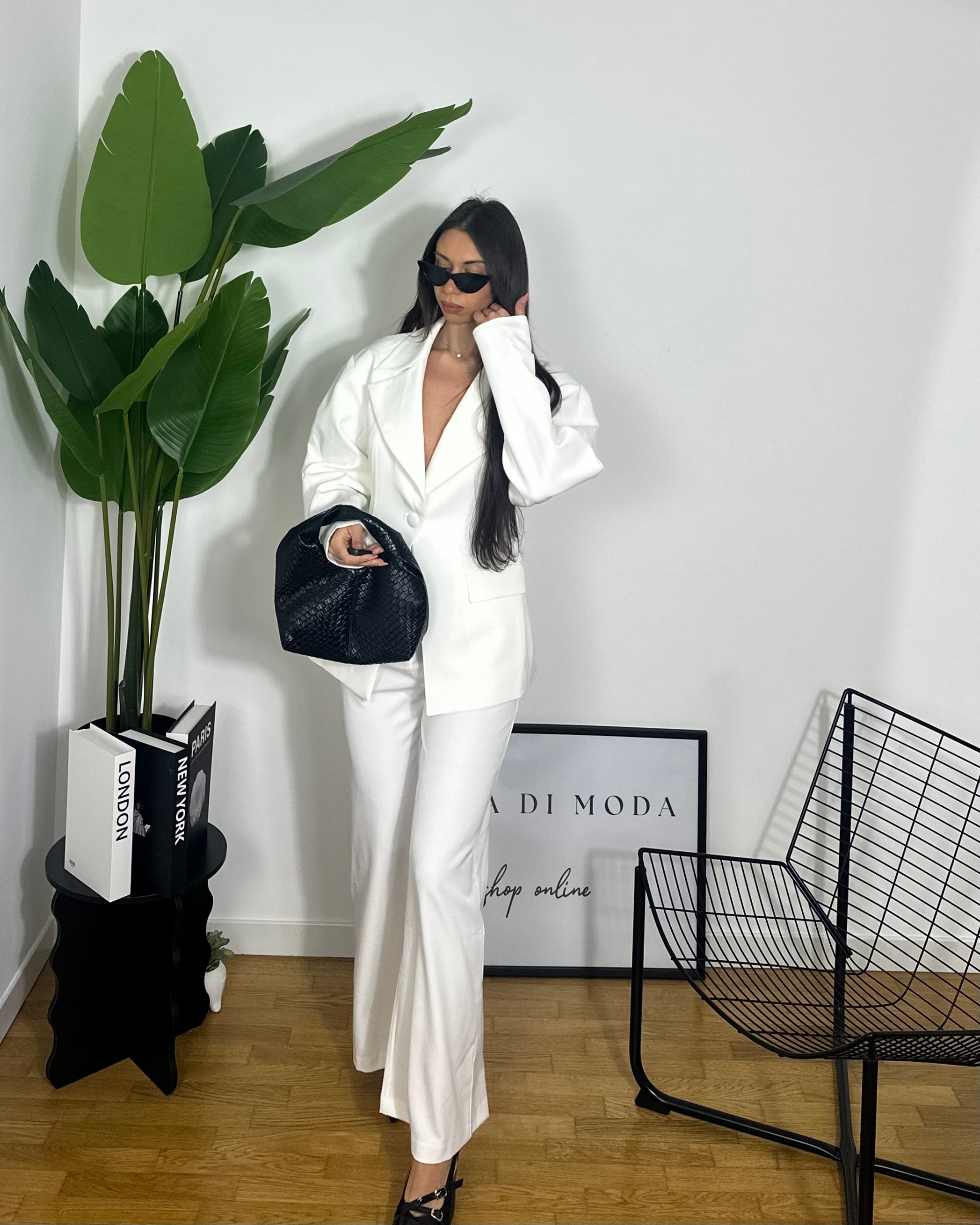 Blazer Ambra White