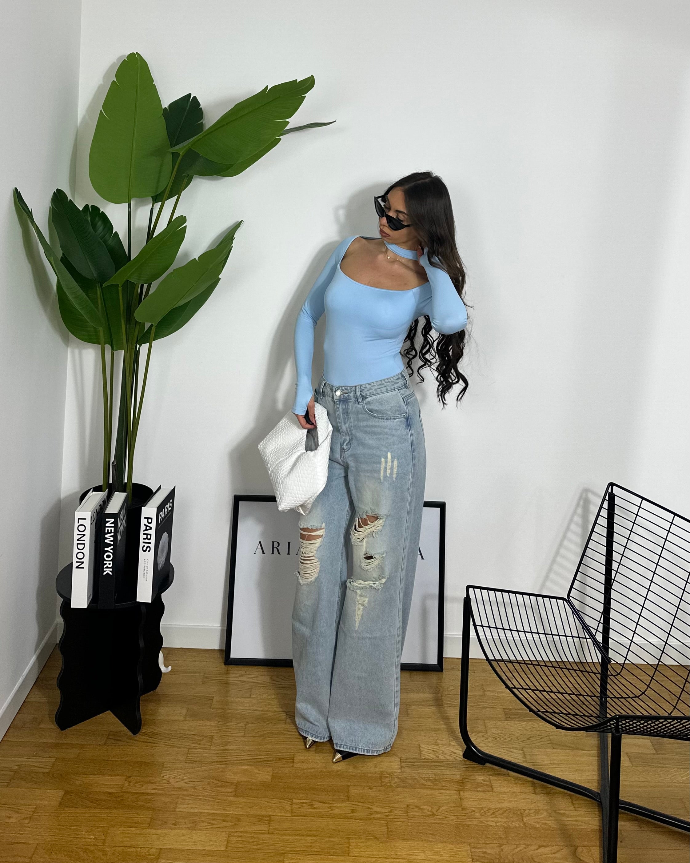 Body Eveline Bianco/Marrone/Nero/Rosa/Celeste