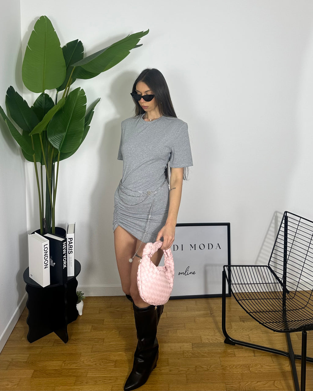 Dress Hi Grey