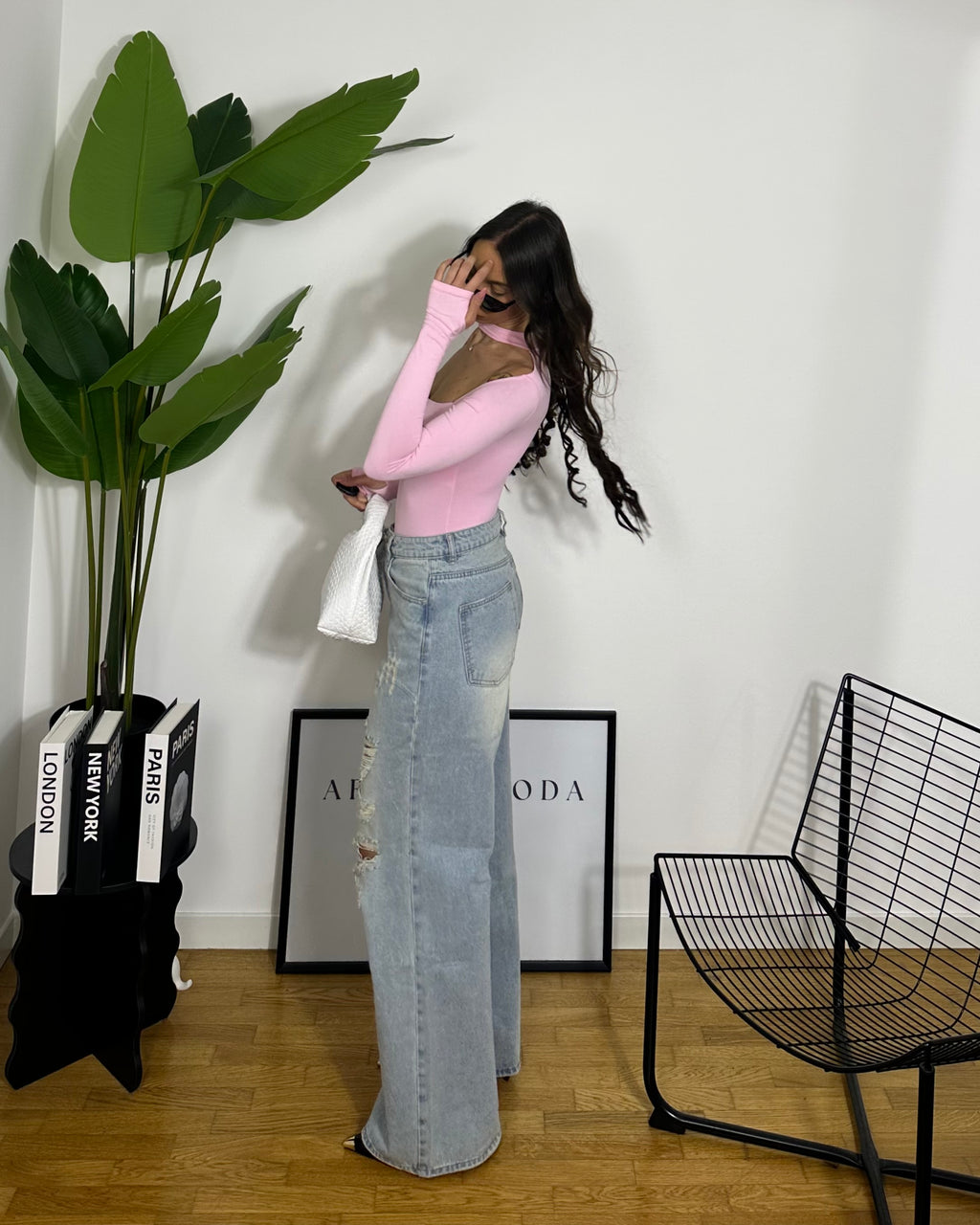 Body Eveline Bianco/Marrone/Nero/Rosa/Celeste