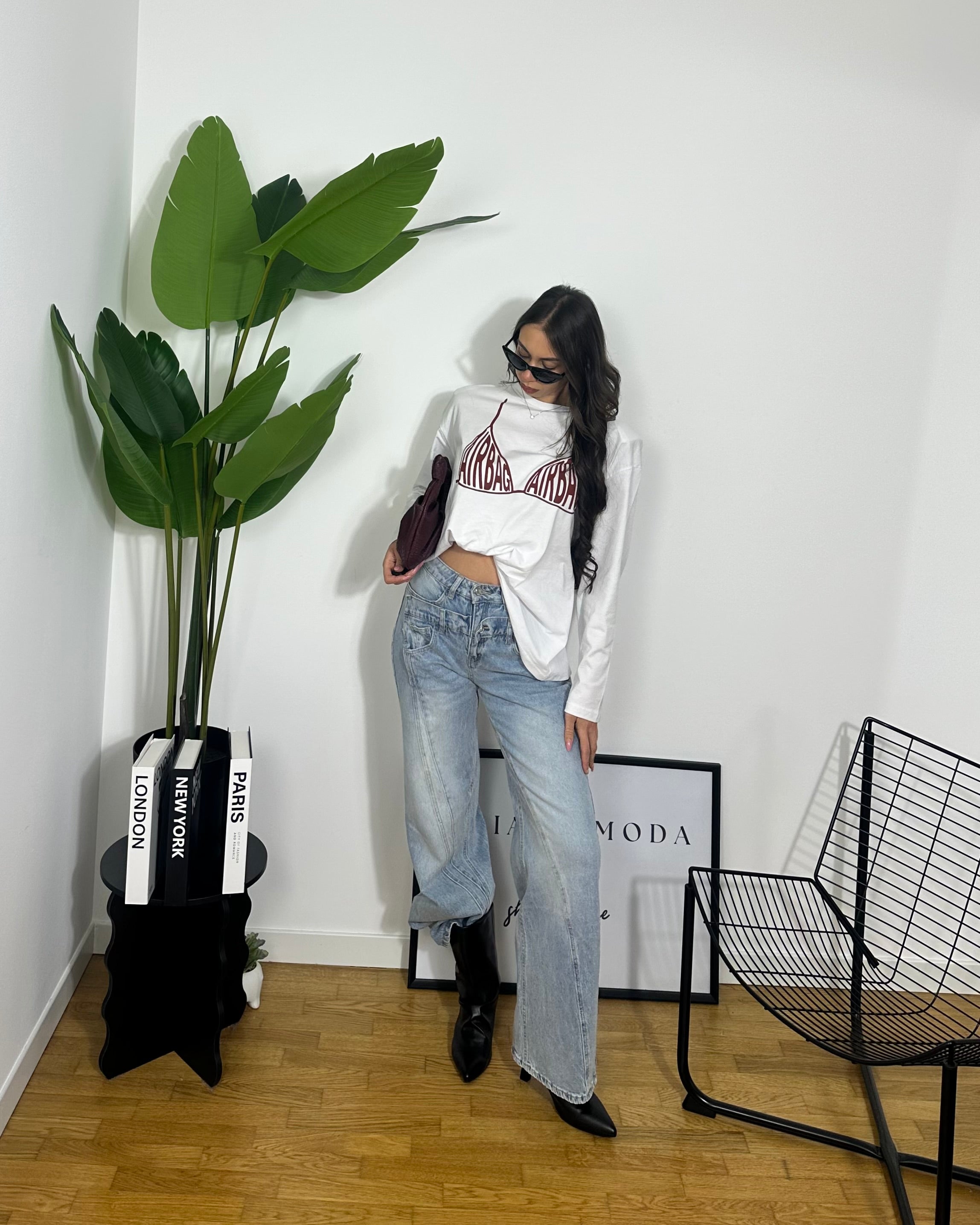 T-shirt Airbag By Just West White