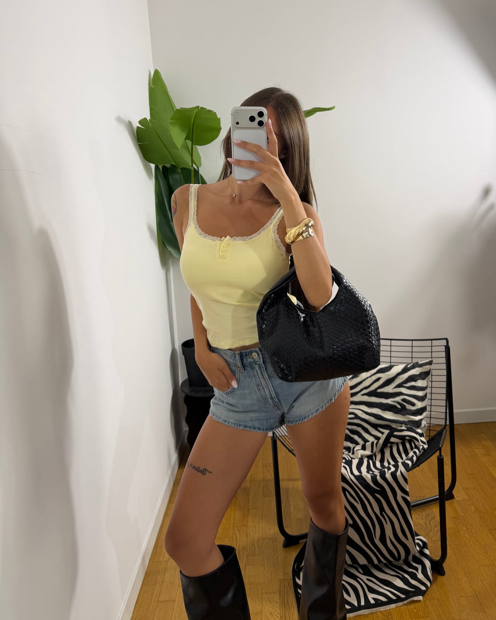 Top Baby Doll Yellow