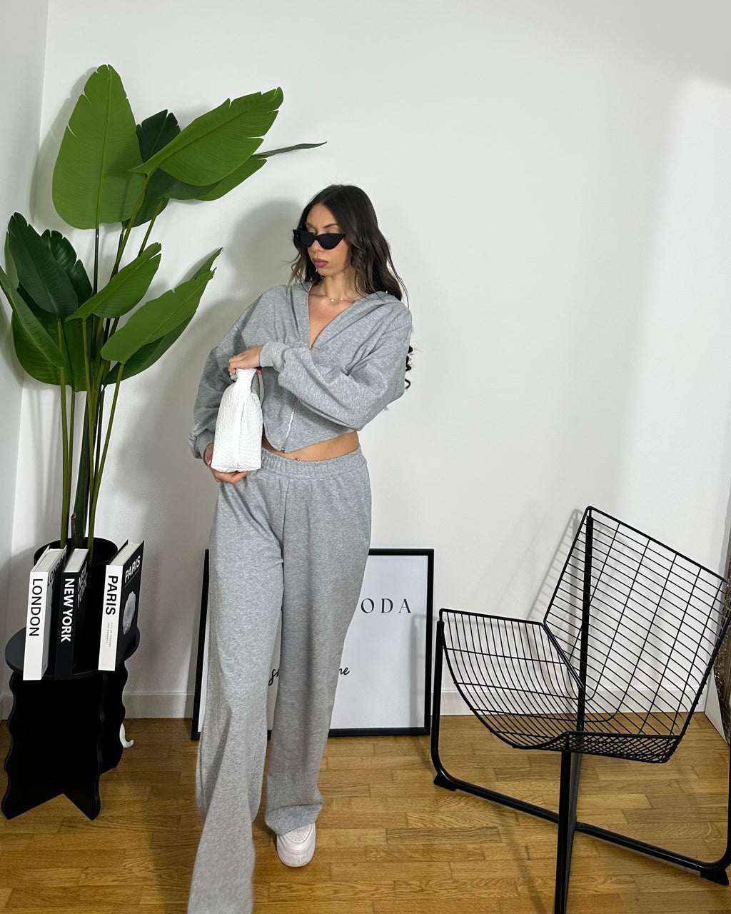 Co/ord Tuta Corset Grey