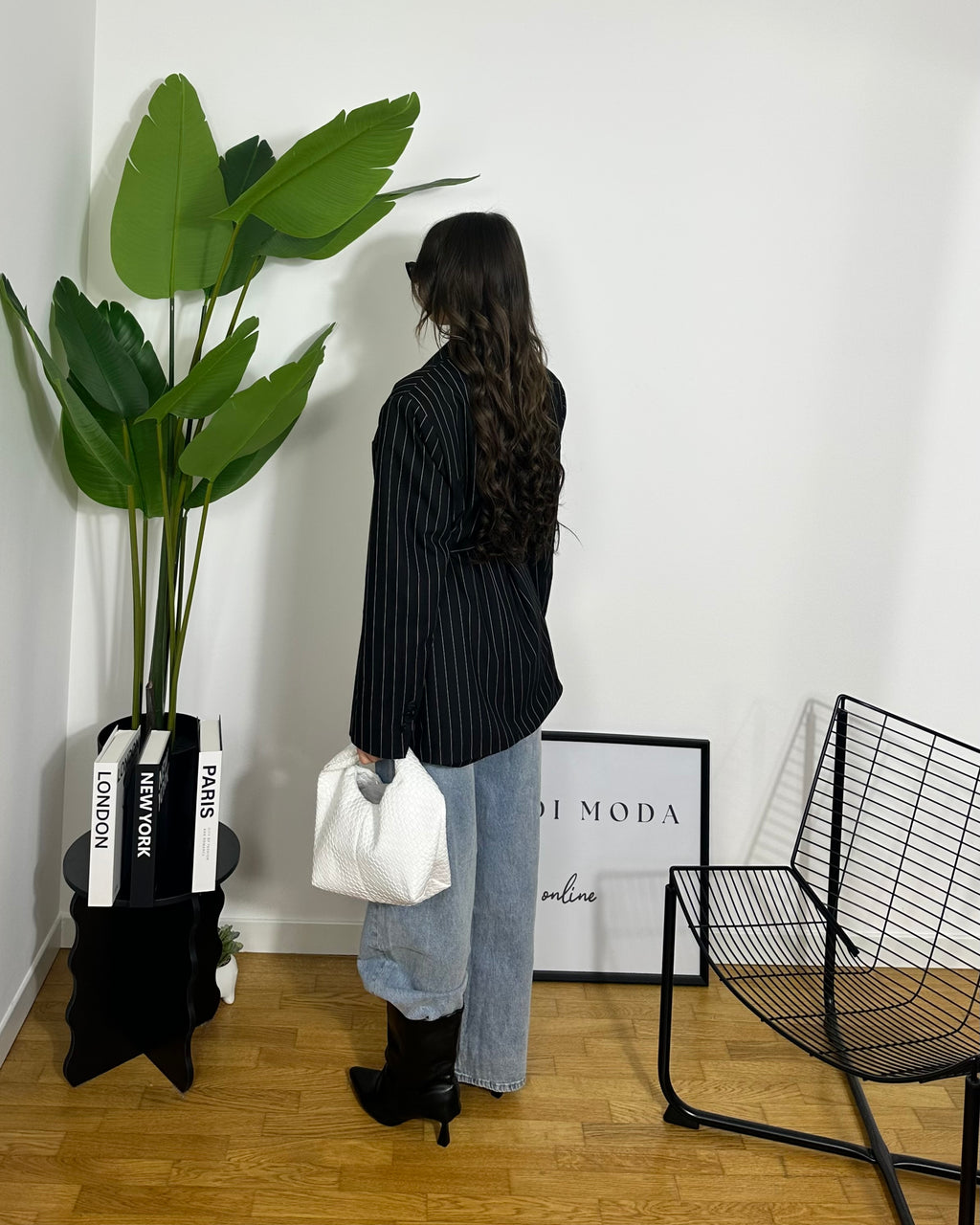 Blazer Over Black By Lumina