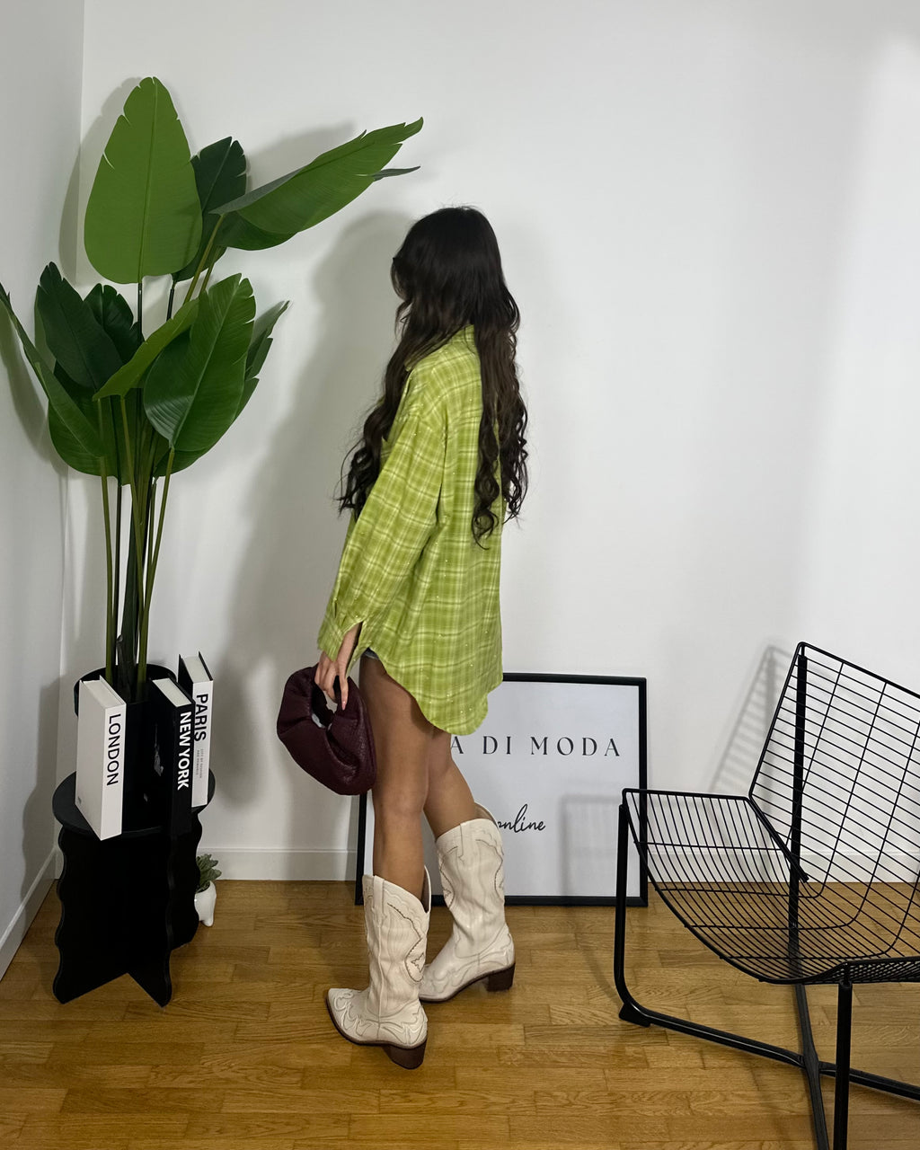 Camicia Oversize Green