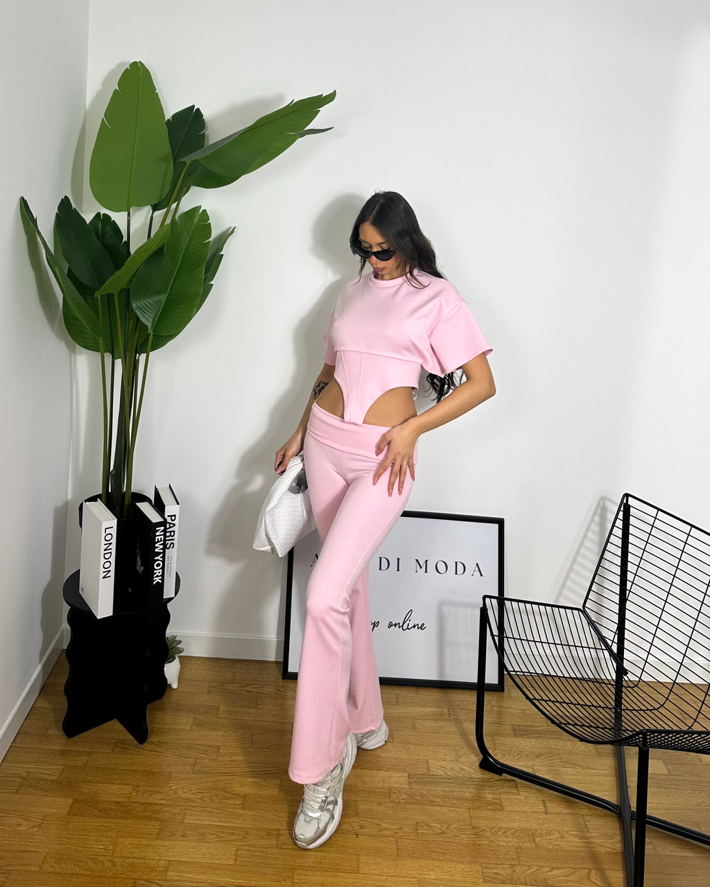 Co/ord Set Stringhe Pink
