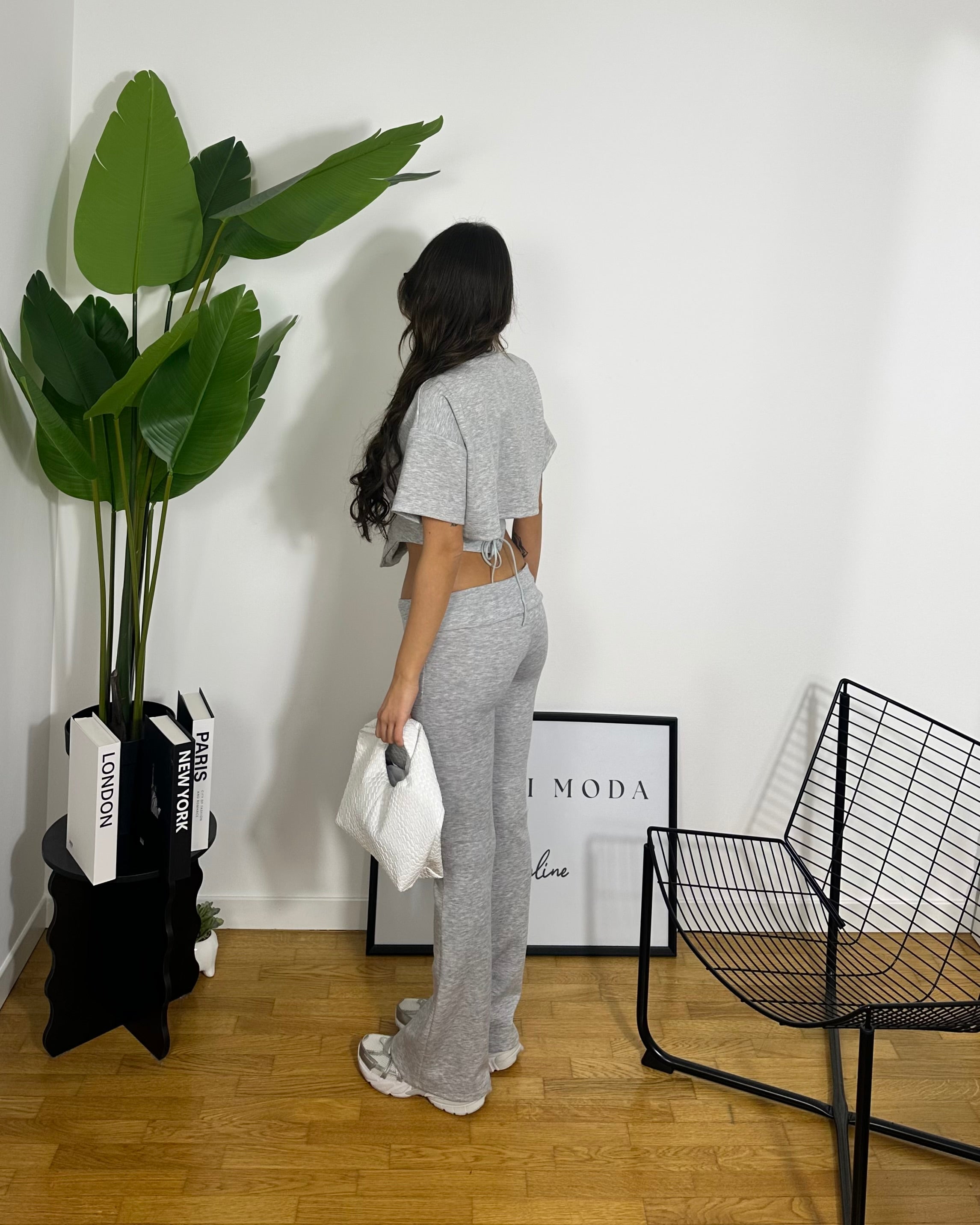 Co/ord Set Stringhe Grey