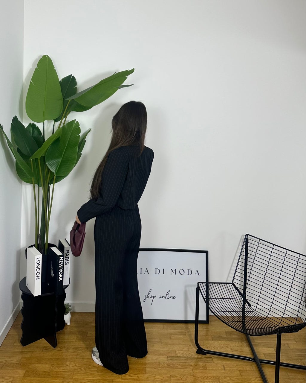 Co/ord Sets Stripes Black