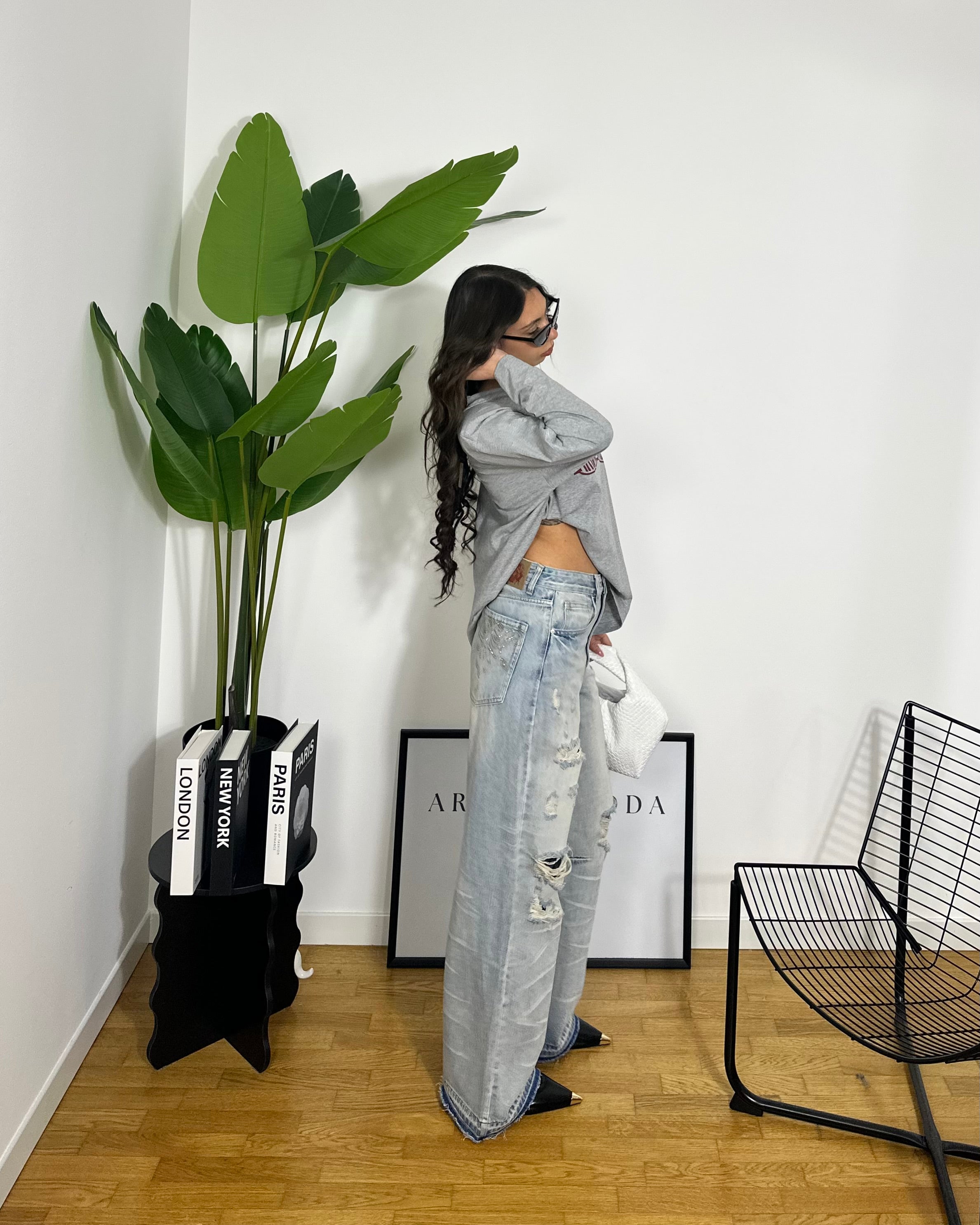 T-shirt Airbag By Just West Grey