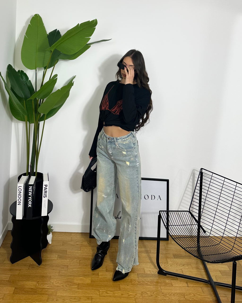 T-shirt Airbag By Just West Black