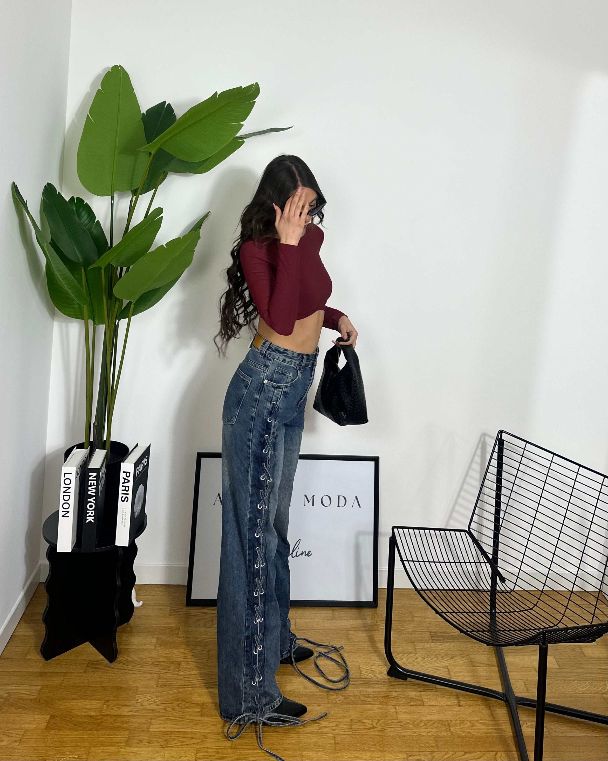 Jeans Stringhe