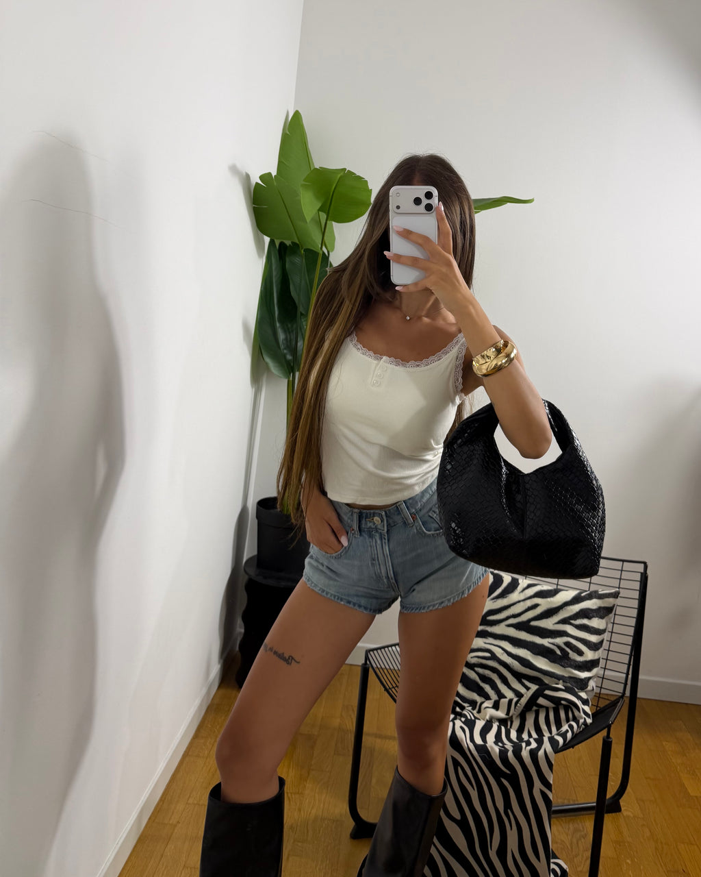 Top Baby Doll White
