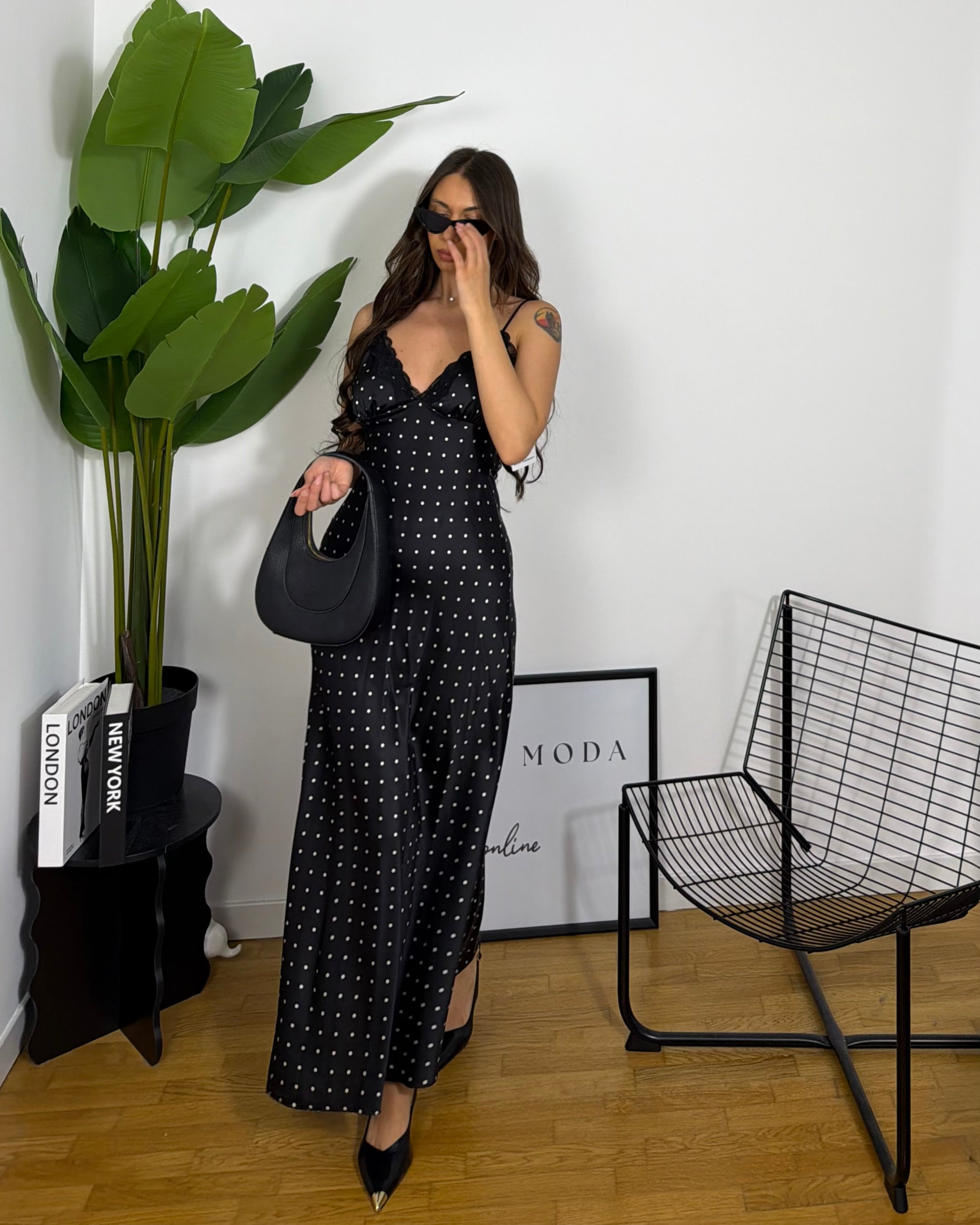 Dress Pois Black