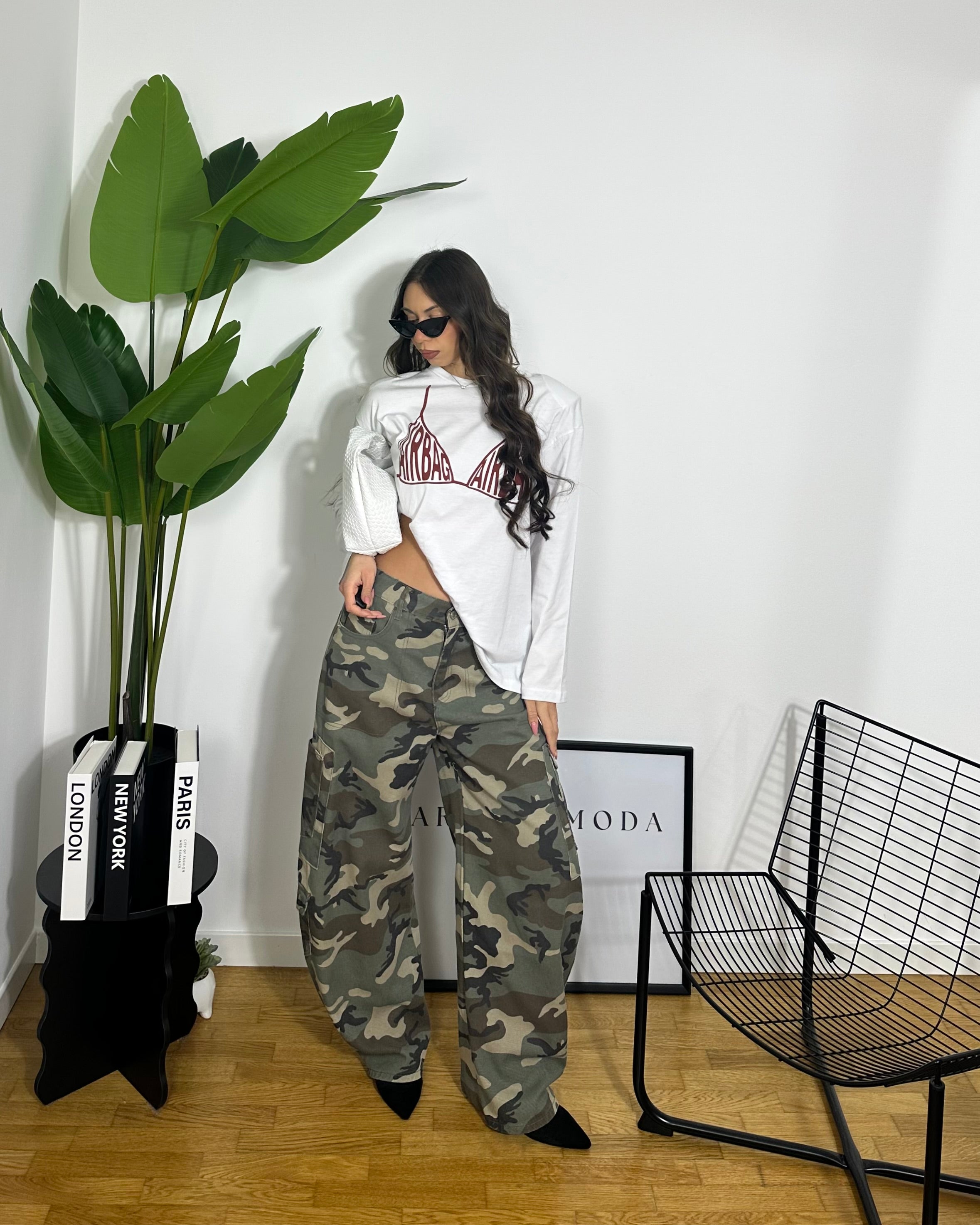 T-shirt Airbag By Just West White