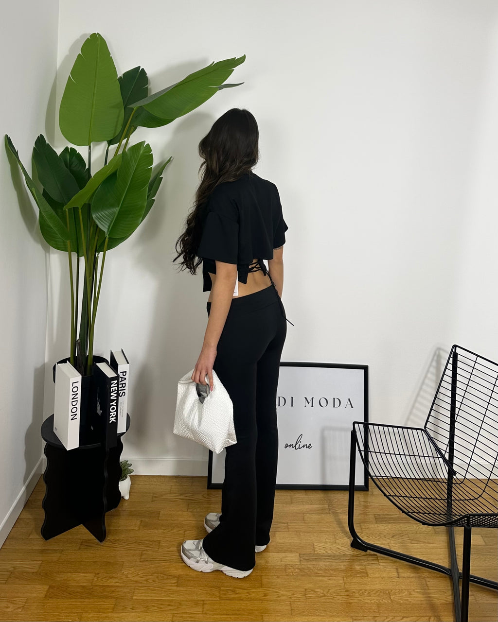 Co/ord Set Stringhe Black