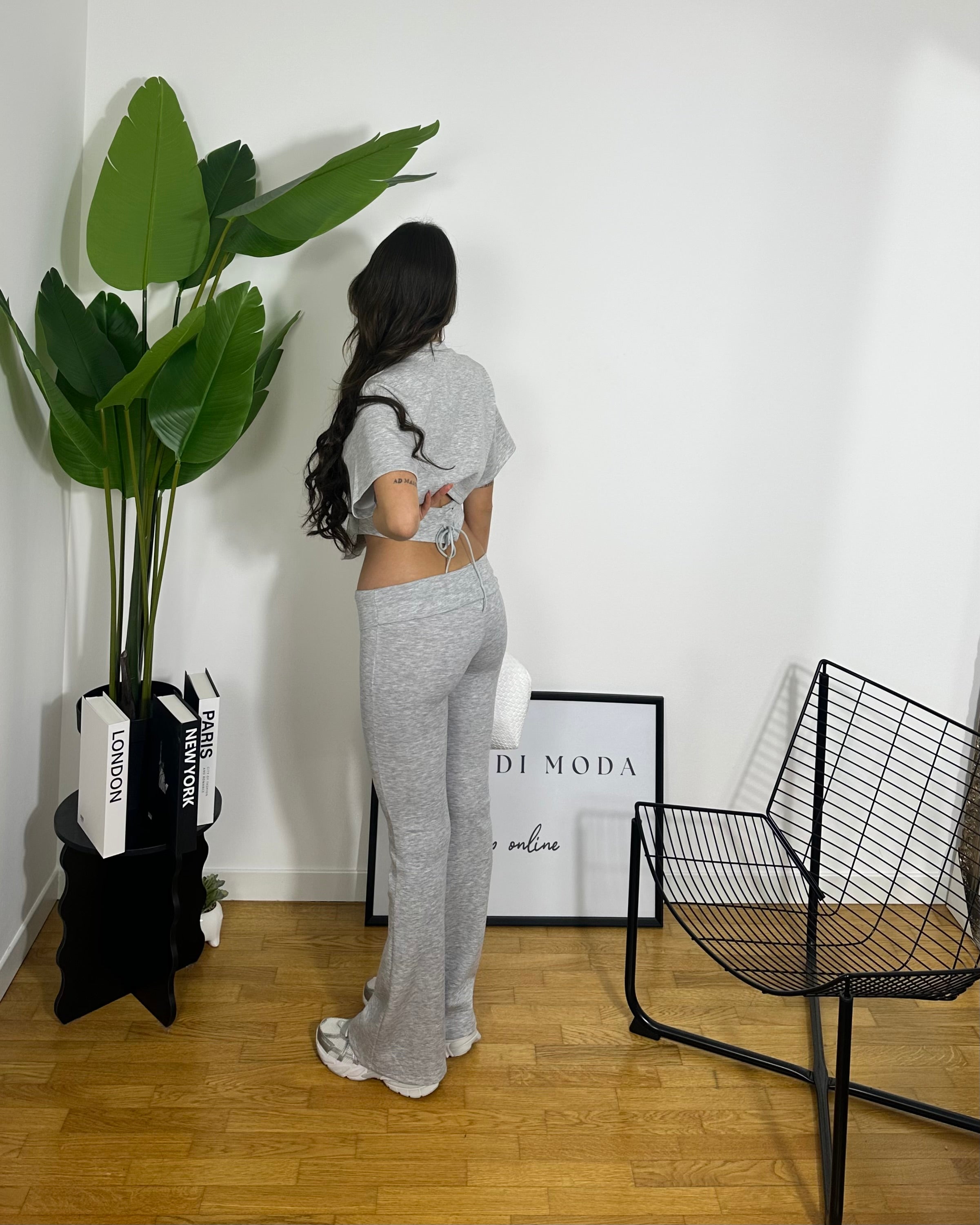 Co/ord Set Stringhe Grey
