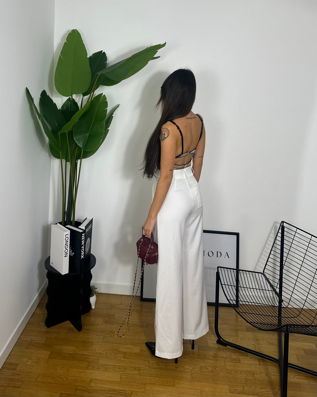 Pantalone Ambra White