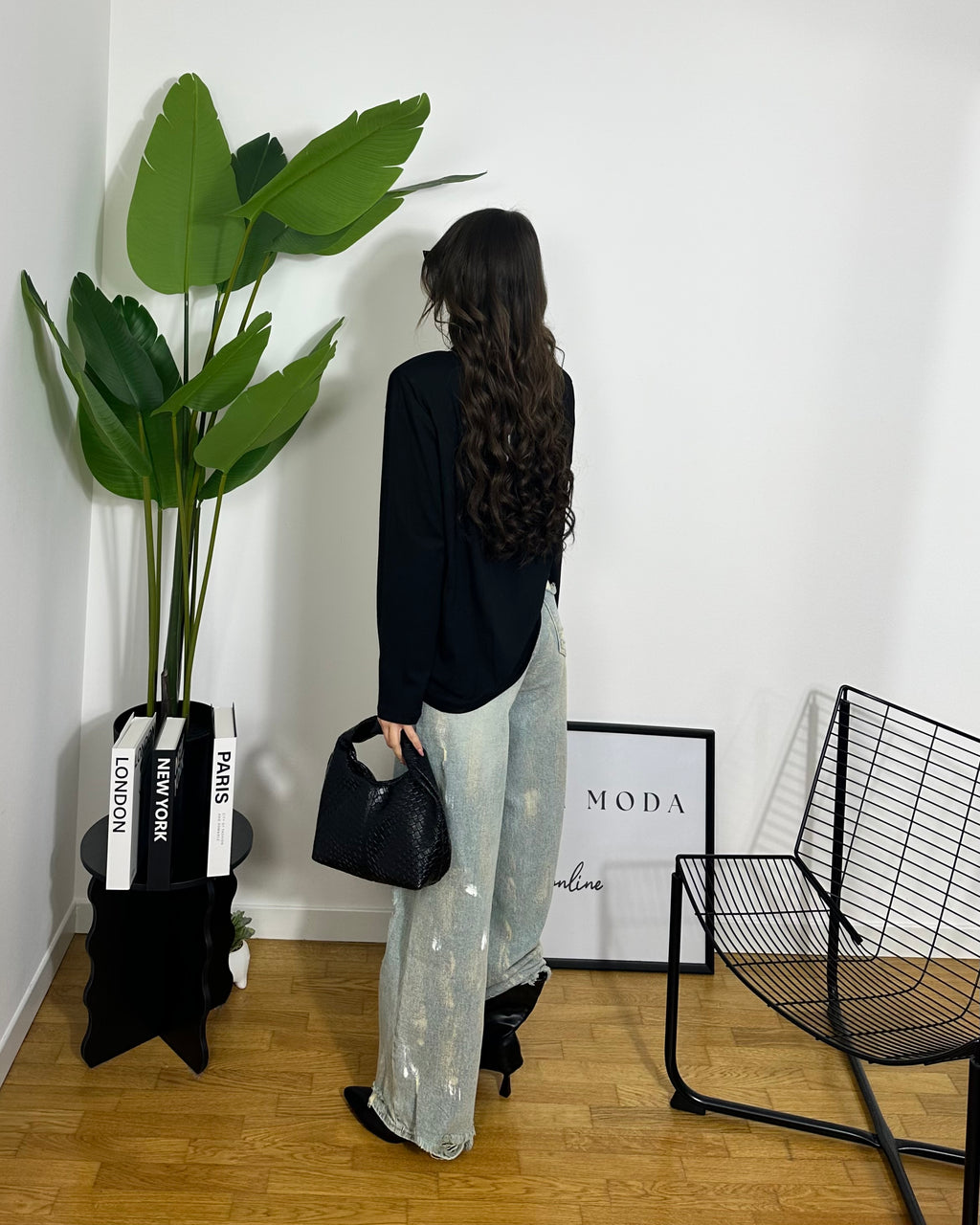 T-shirt Airbag By Just West Black