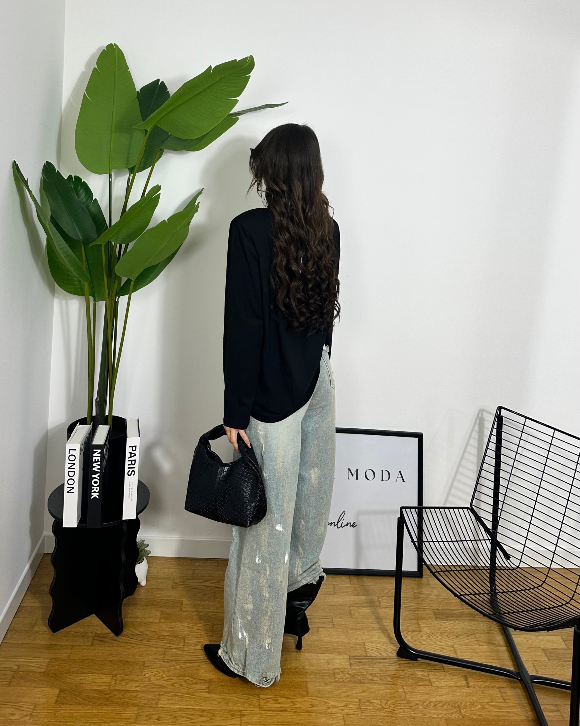 T-shirt Airbag By Just West Black