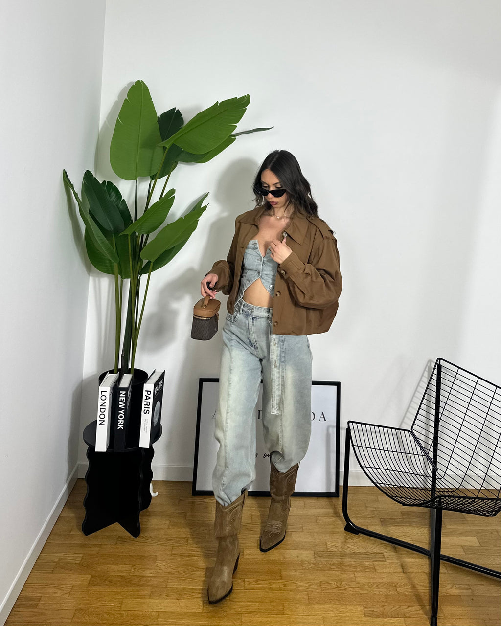 Giacca Jacqueline Camel