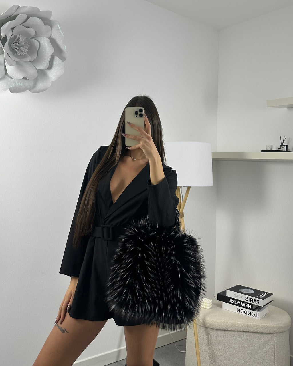 Jumpsuit Lonie Black/ Beige/ Grey