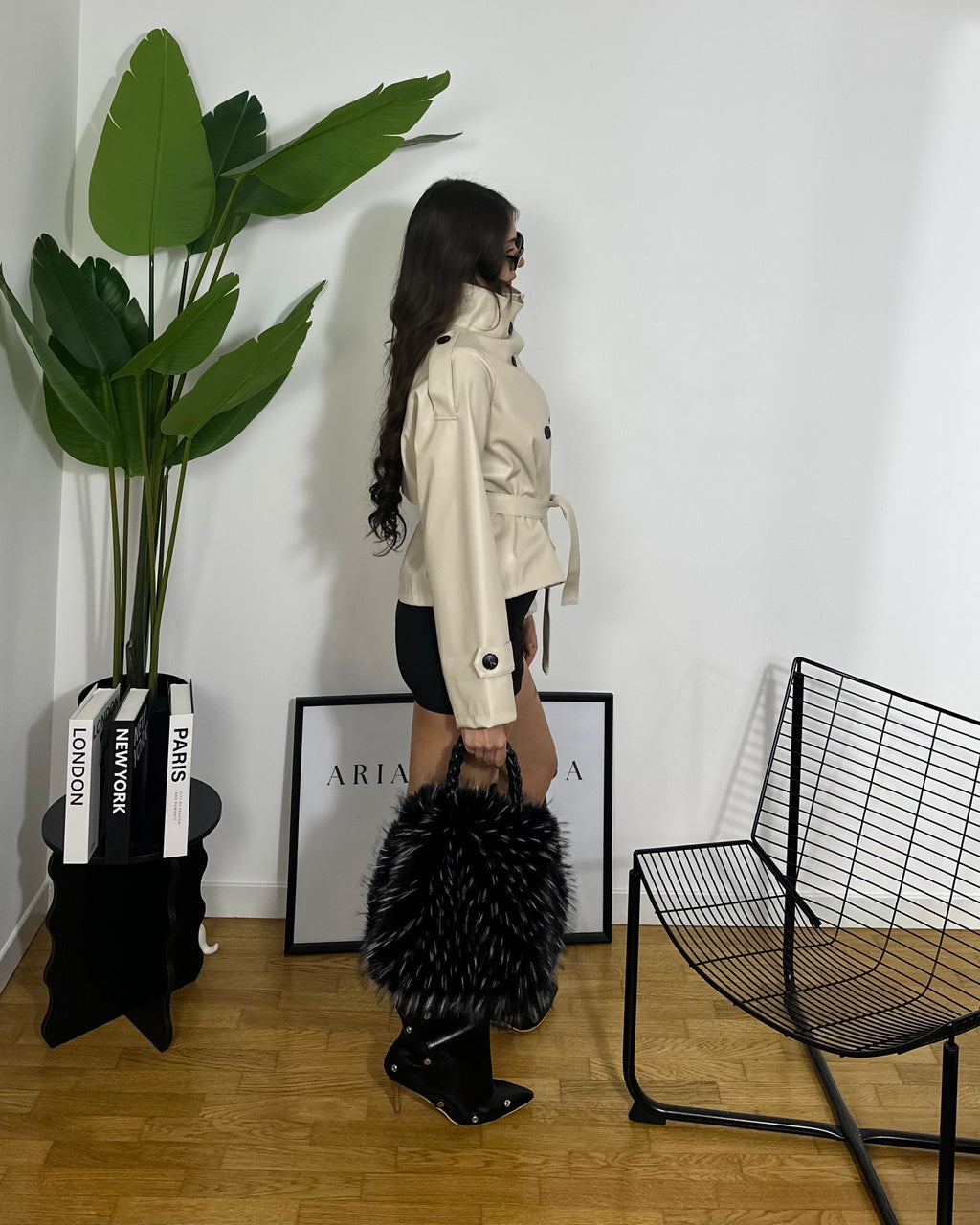Trench Leath Beige