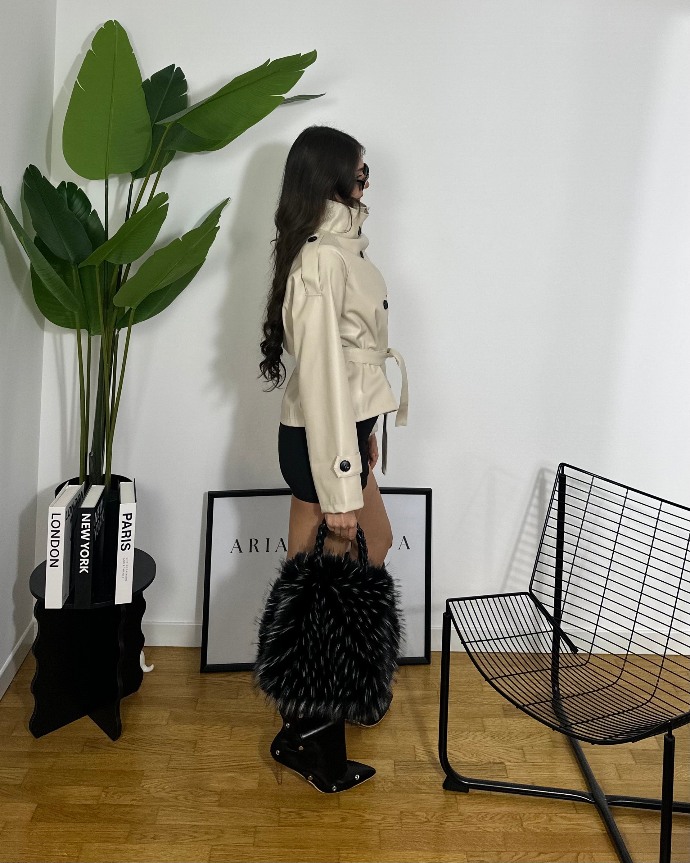 Trench Leath Beige