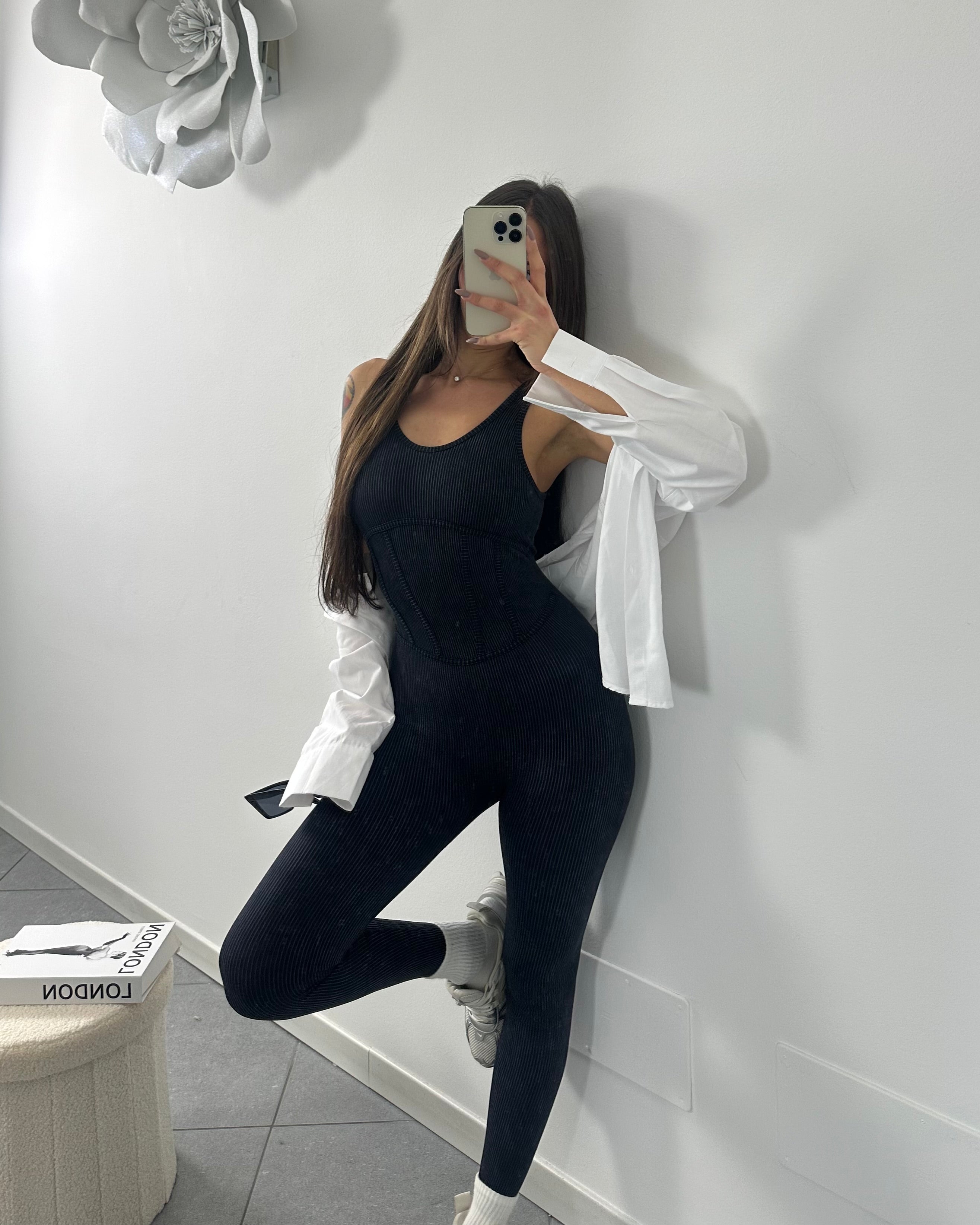 Jumpsuit Bustino Grey
