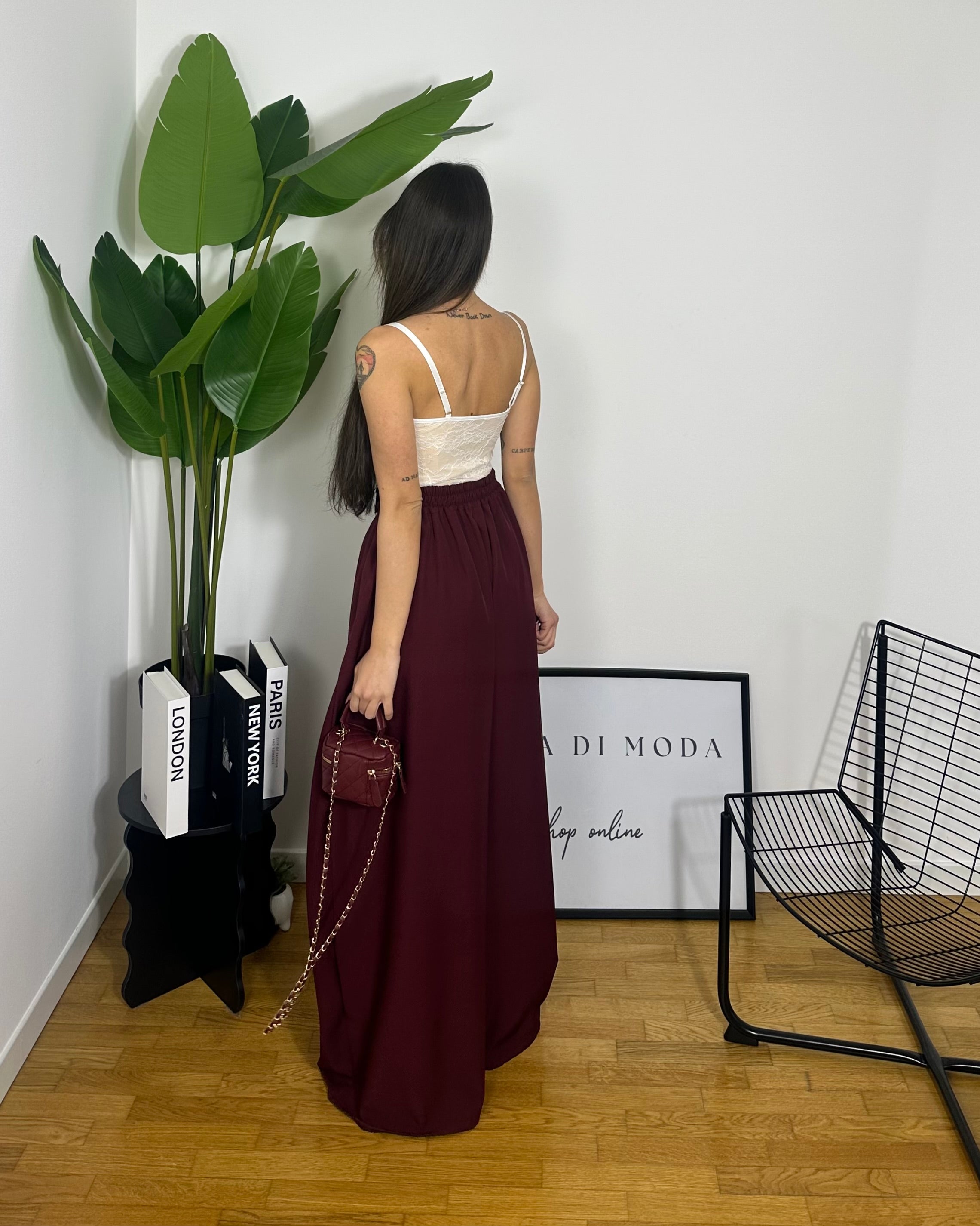 Pantalone Lysa Bordeaux