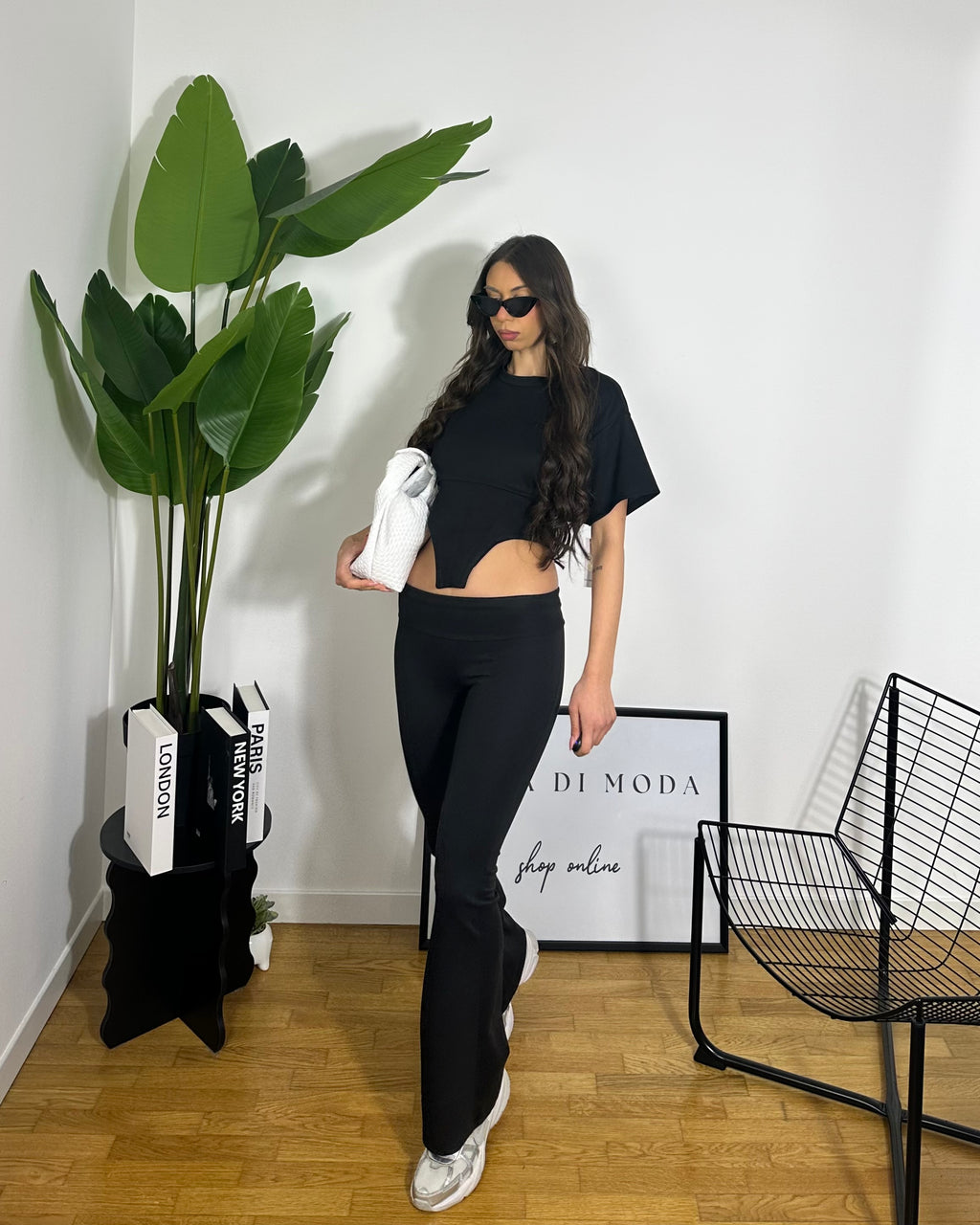 Co/ord Set Stringhe Black