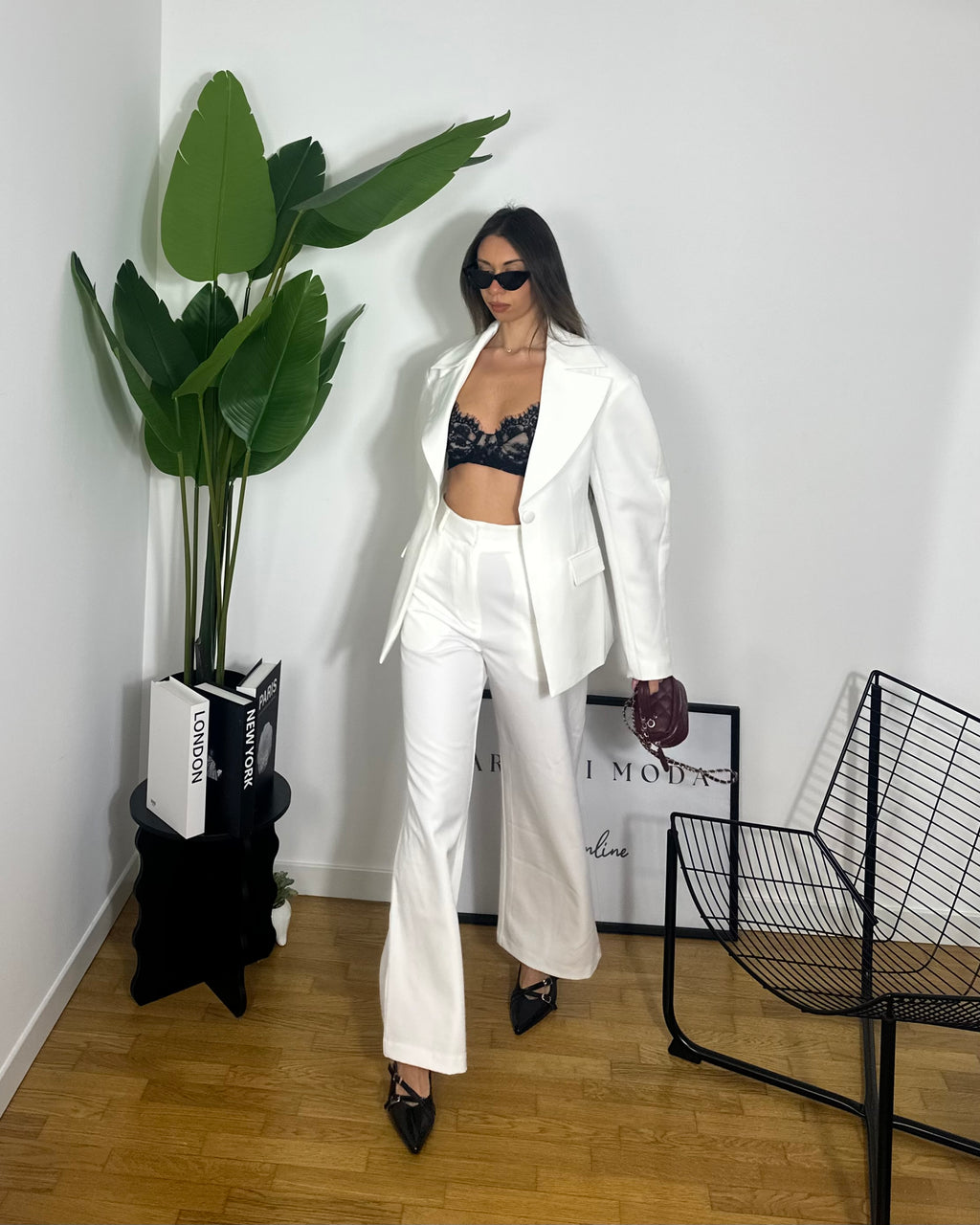 Blazer Ambra White