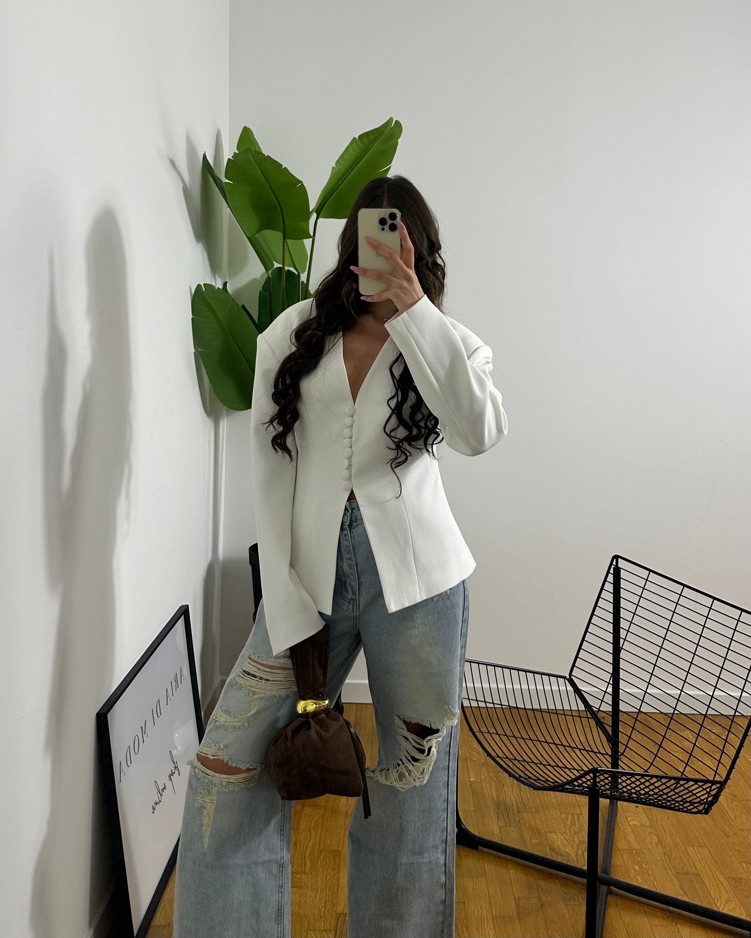 Blazer Cloe White