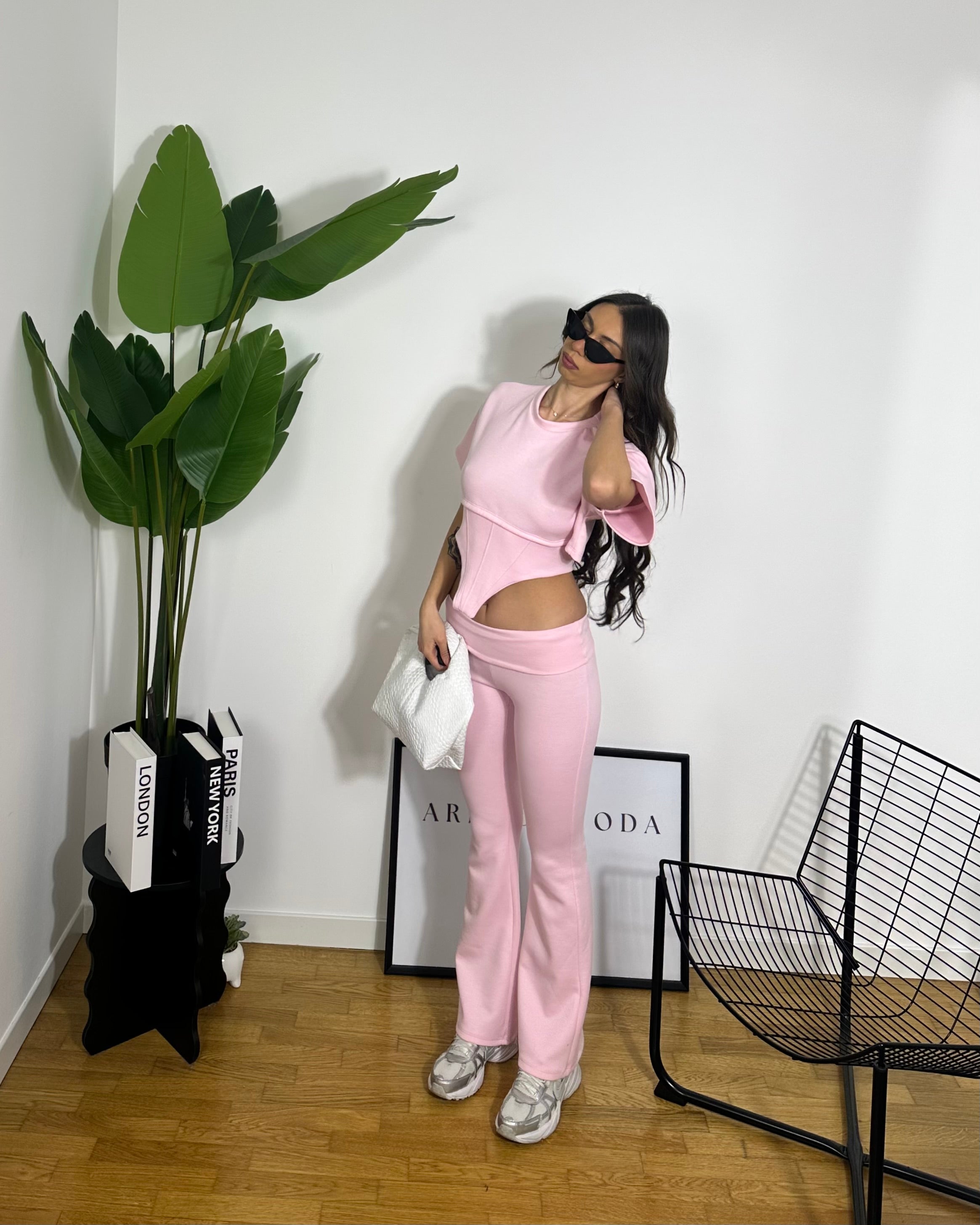 Co/ord Set Stringhe Pink