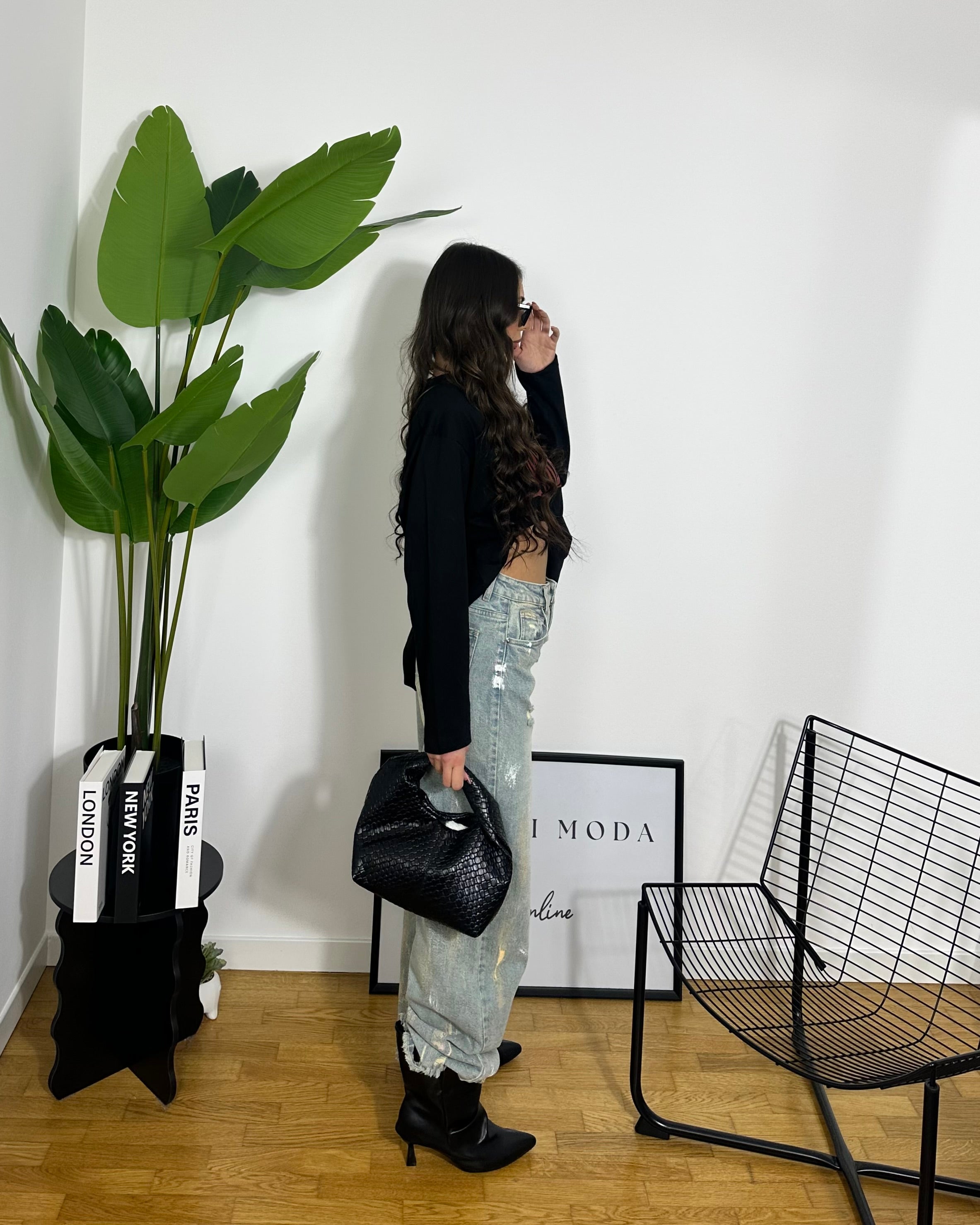 T-shirt Airbag By Just West Black