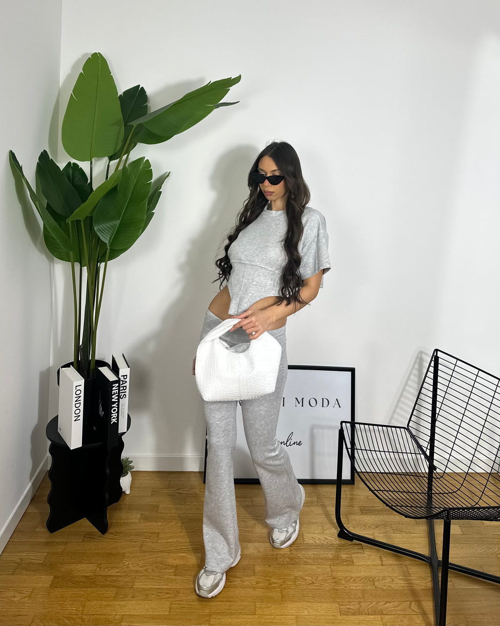Co/ord Set Stringhe Grey