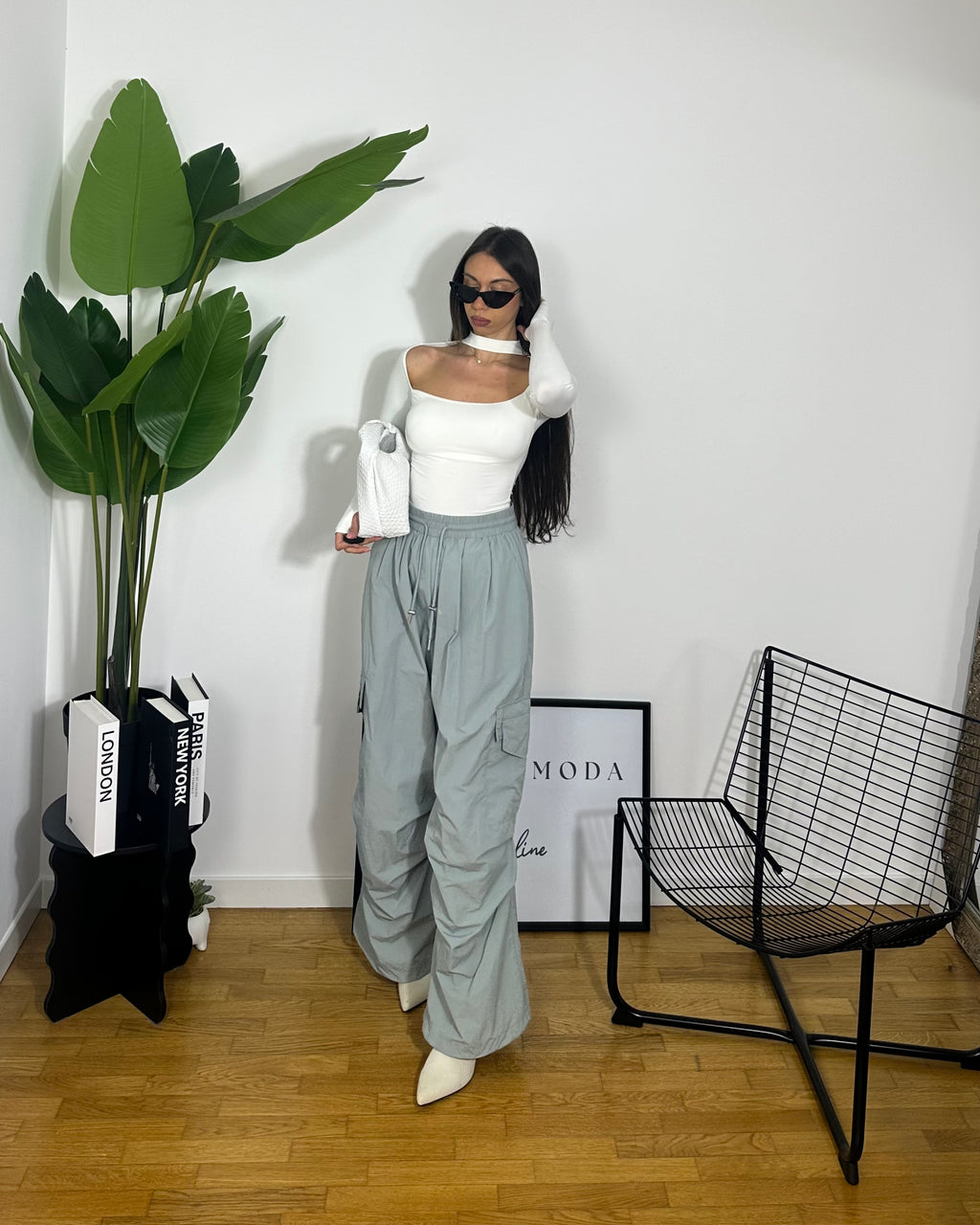 Body Eveline Bianco/Marrone/Nero/Rosa/Celeste