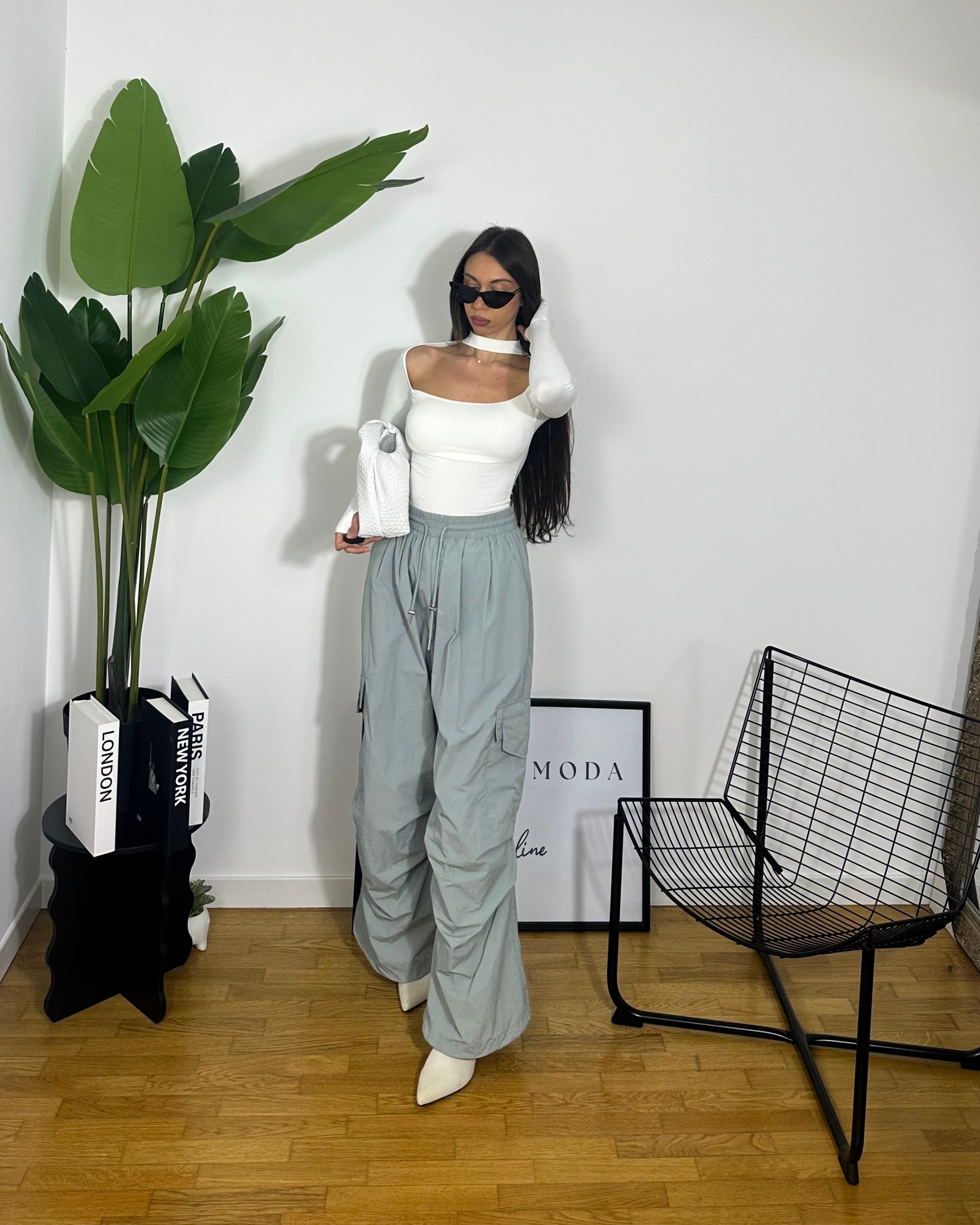 Body Eveline Bianco/Marrone/Nero/Rosa/Celeste