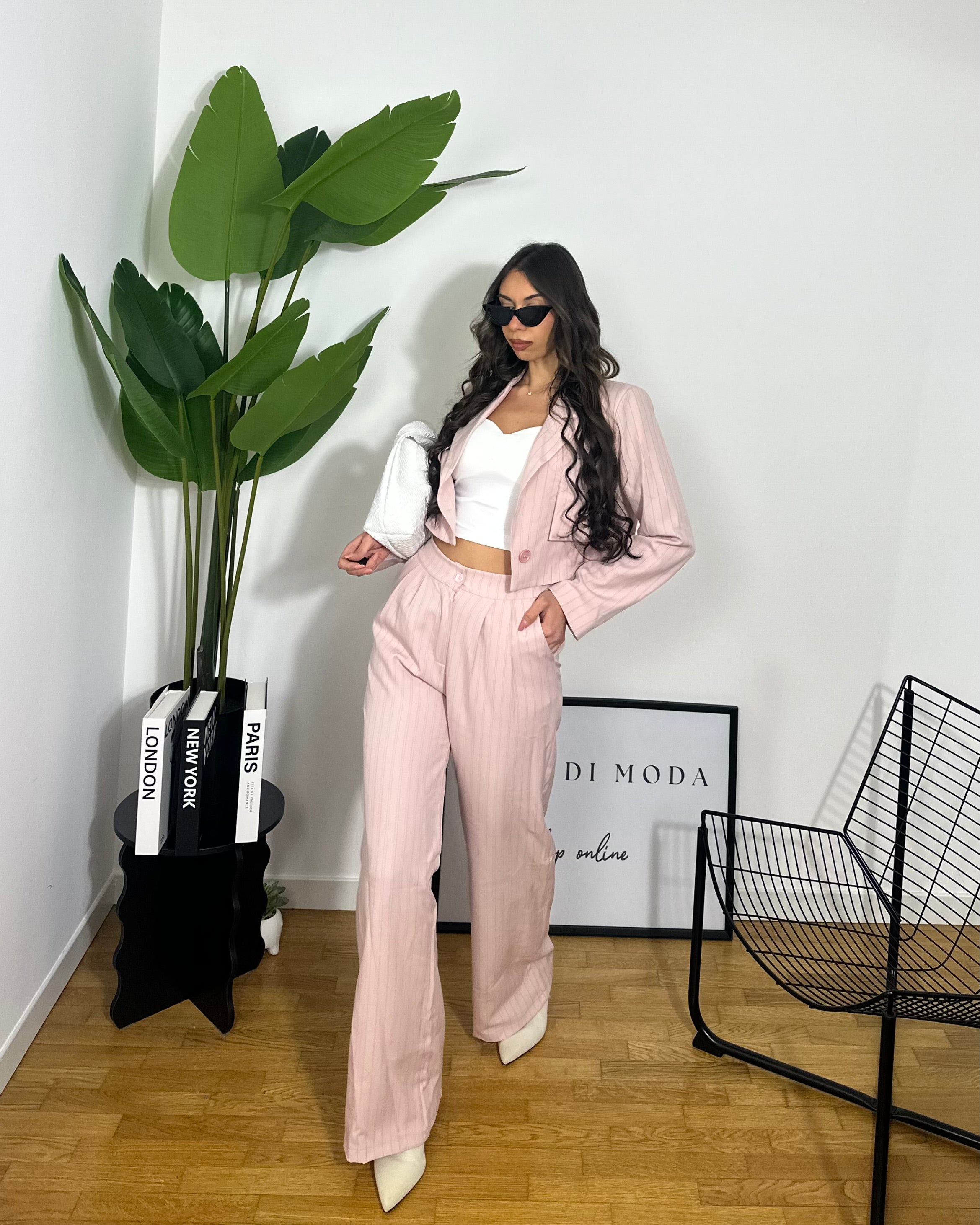 Co/ord Set Stripes Pink