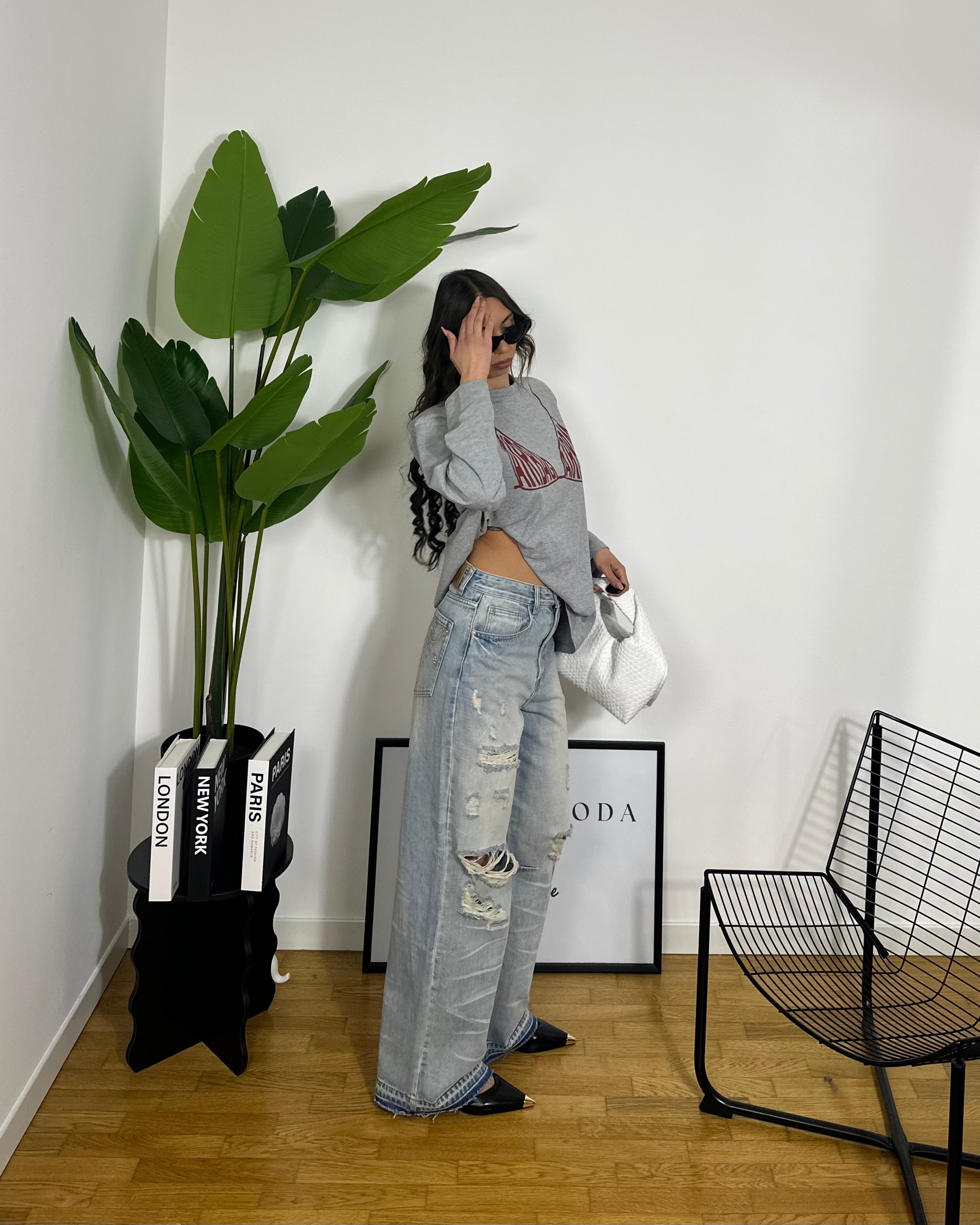 T-shirt Airbag By Just West Grey