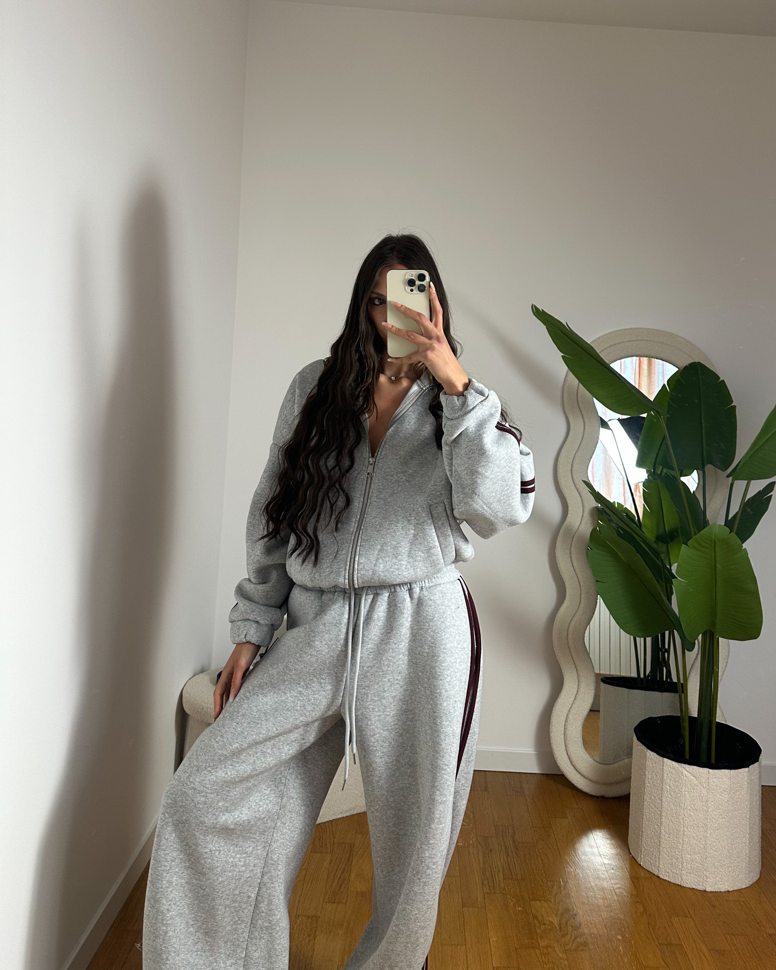 Co/ord Sets Tuta Just West Grey