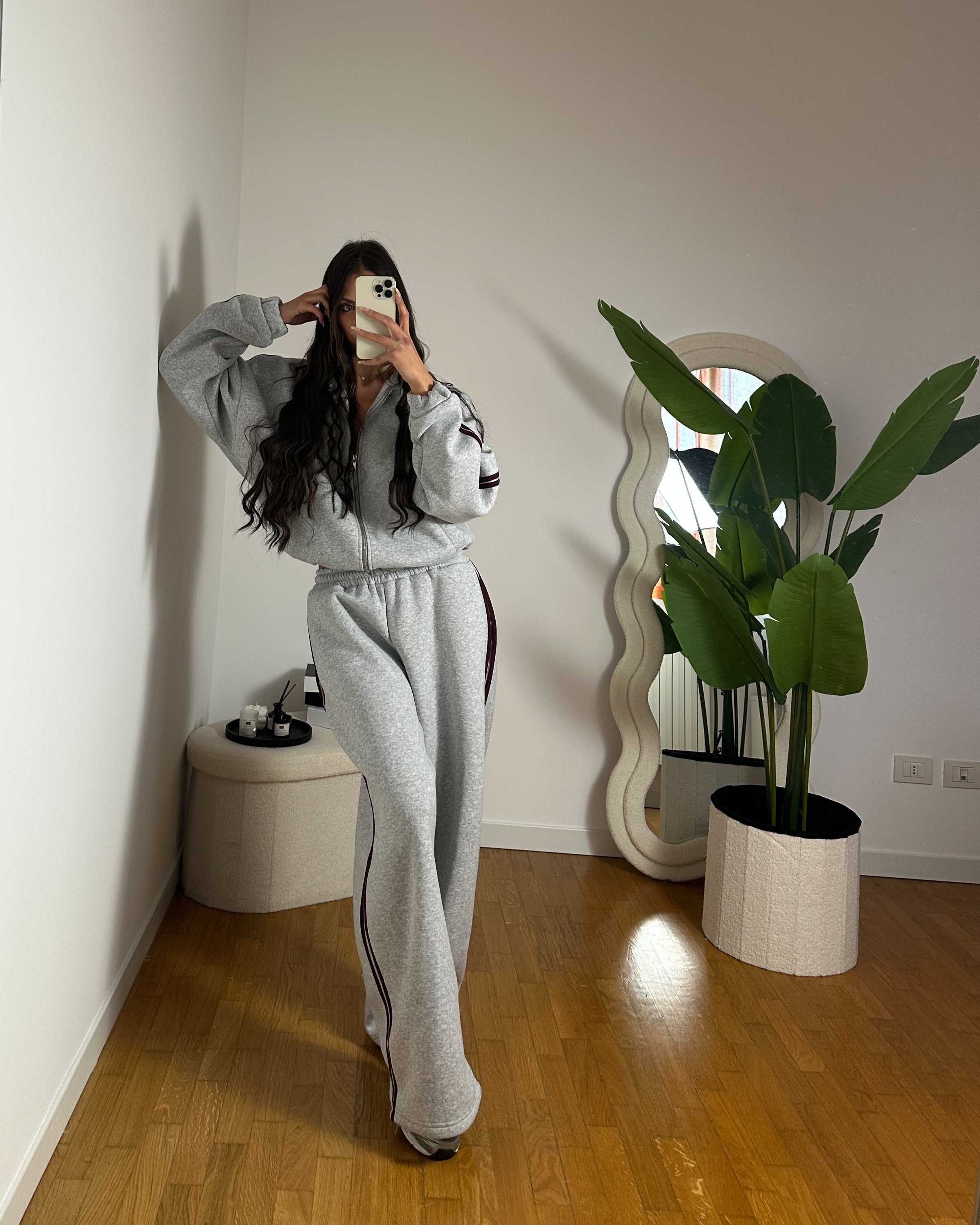 Co/ord Sets Tuta Just West Grey