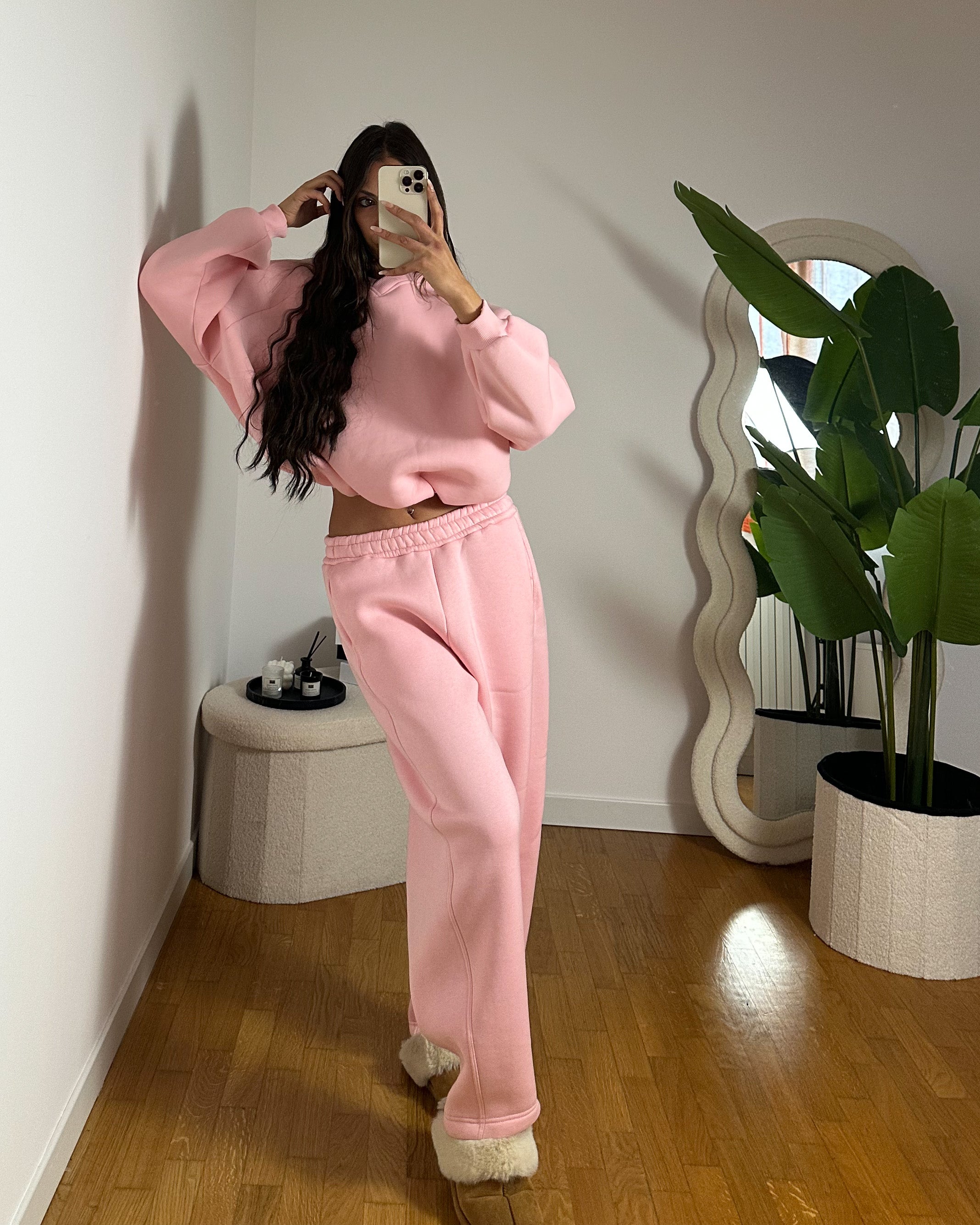 Co/ord Sets Tuta Just West Pink