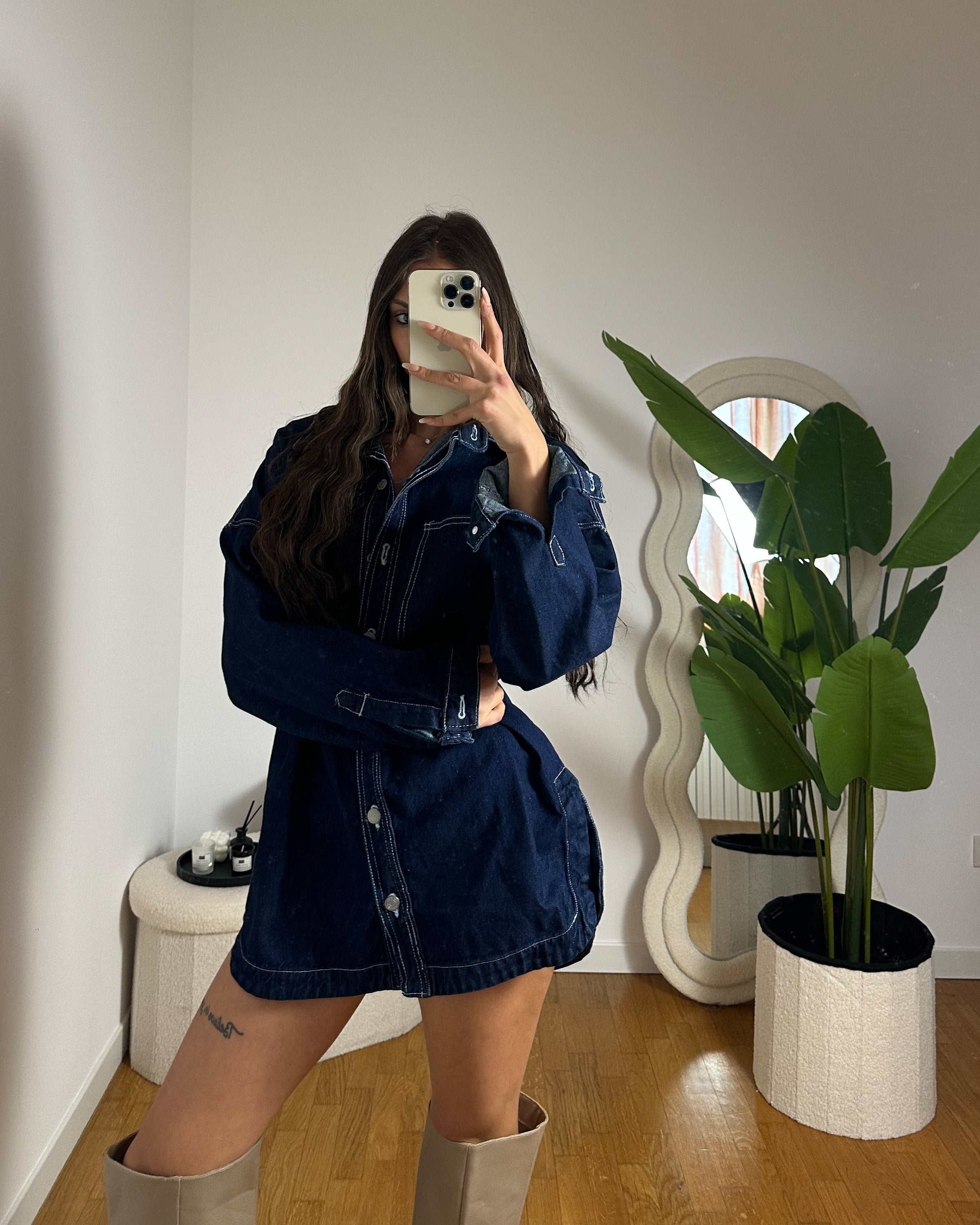 Camicia Denim Oversize