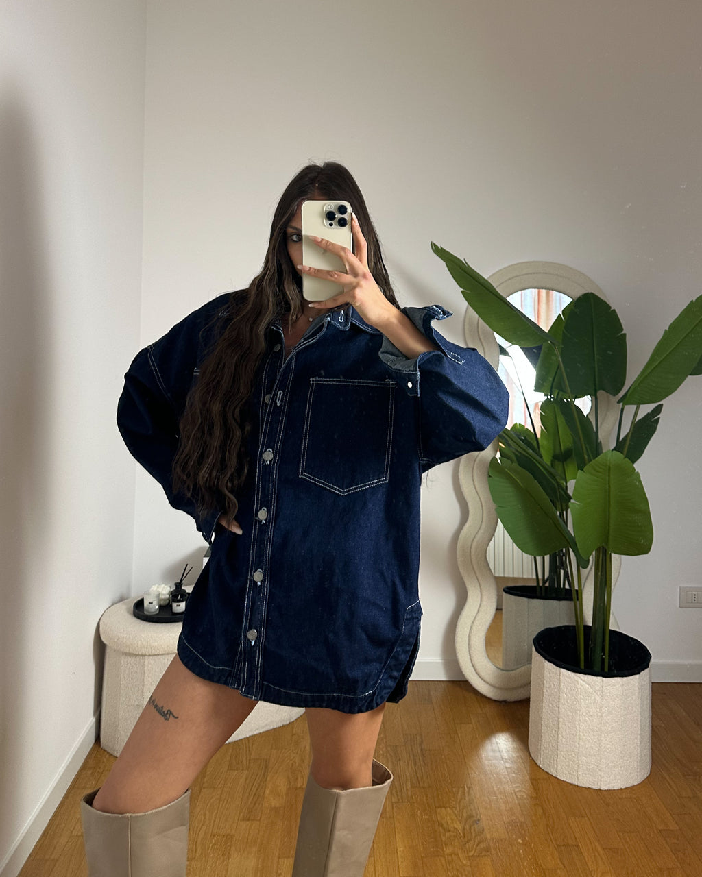 Camicia Denim Oversize
