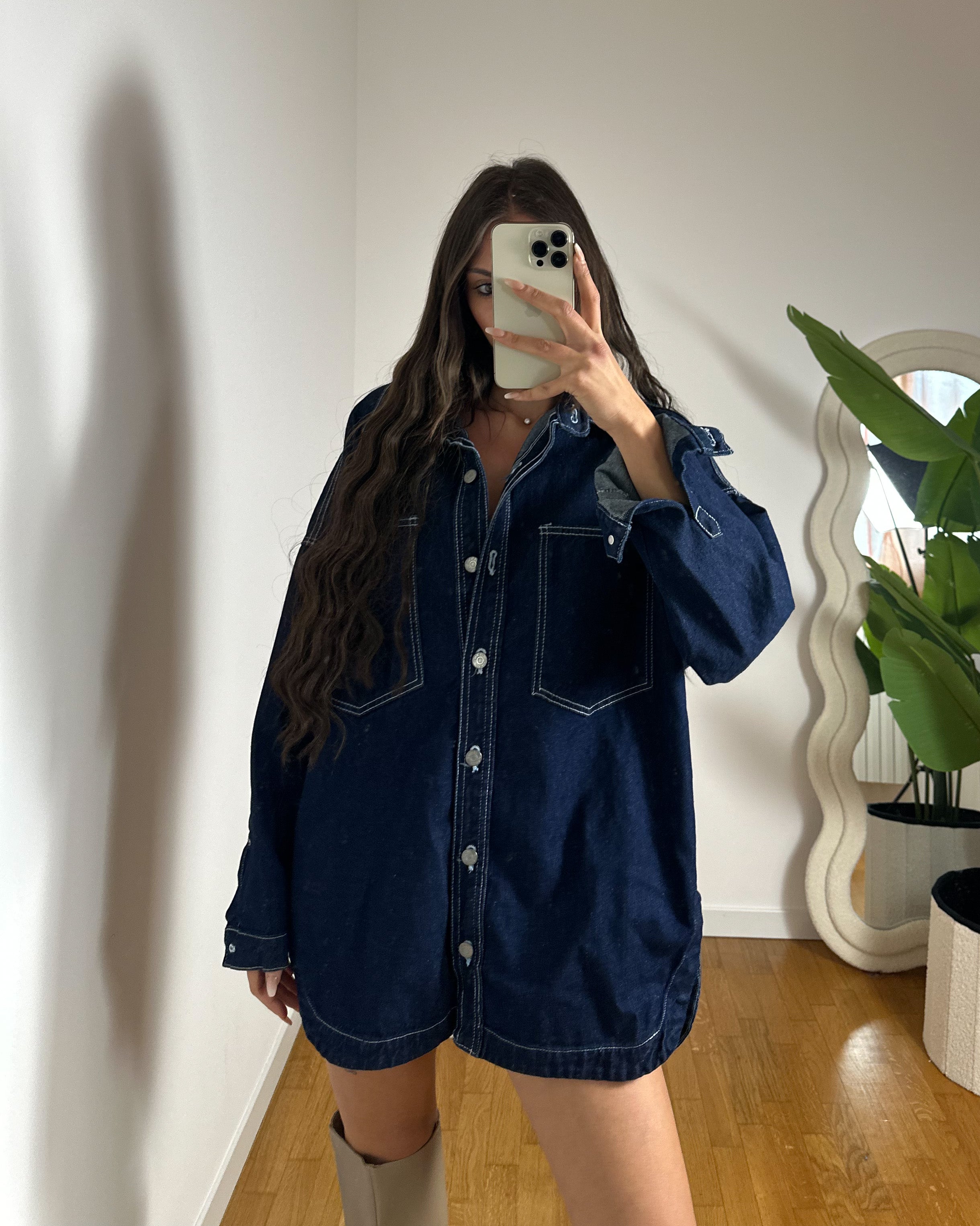 Camicia Denim Oversize
