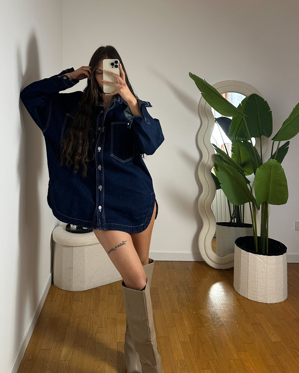 Camicia Denim Oversize