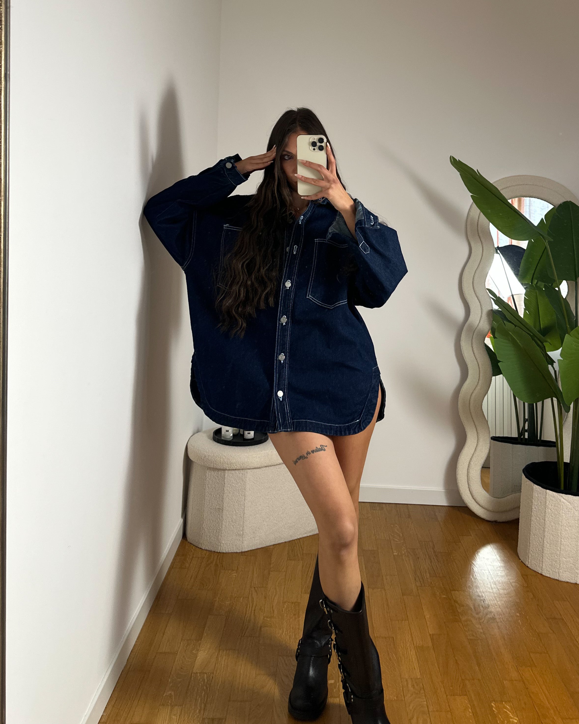 Camicia Denim Oversize